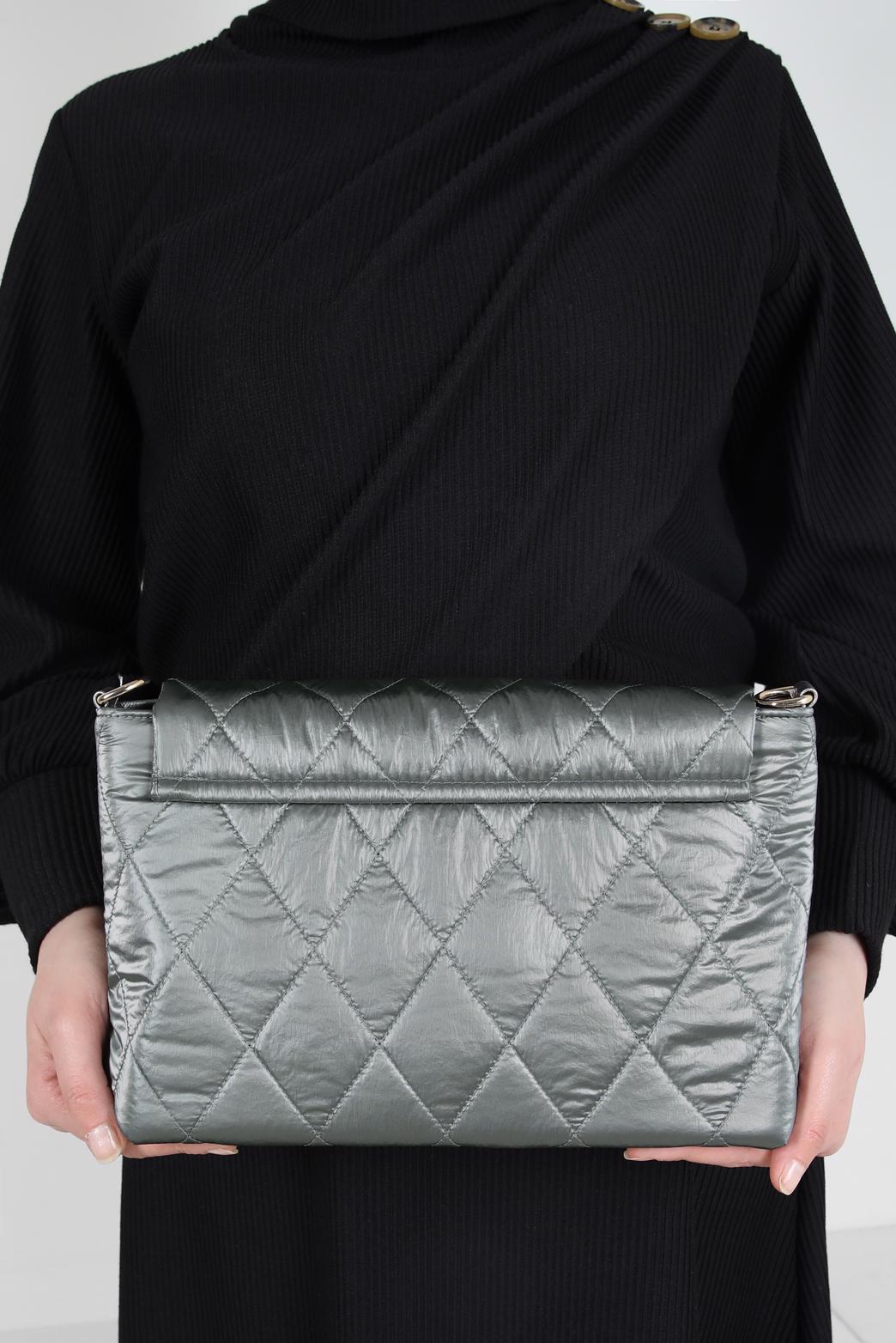 Tesettür giyim BEJ ALVİNA ÇANTA 2083