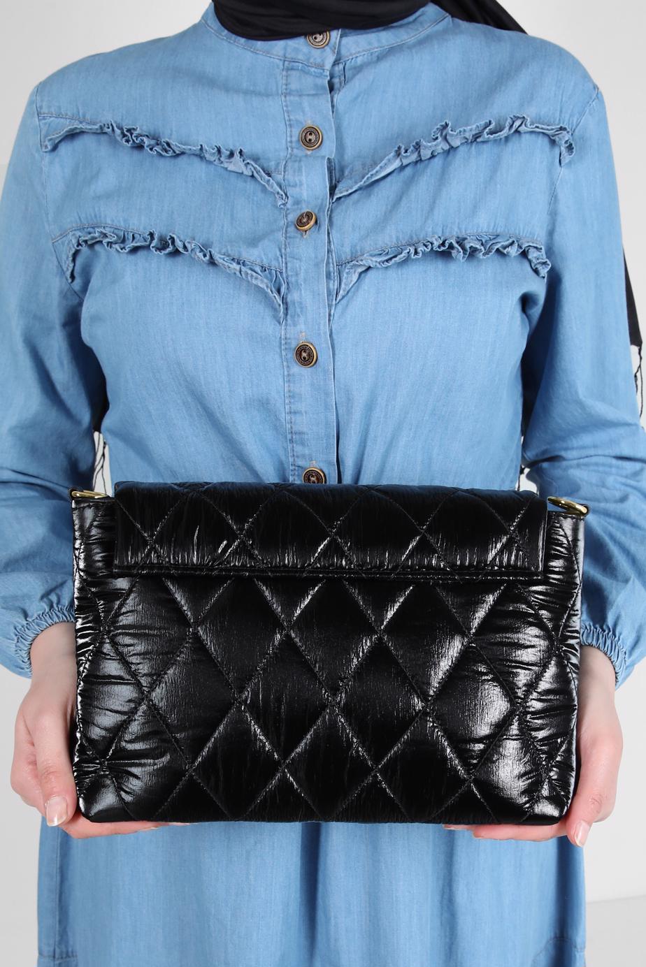 Tesettür giyim SİYAH ALVİNA ÇANTA 2083