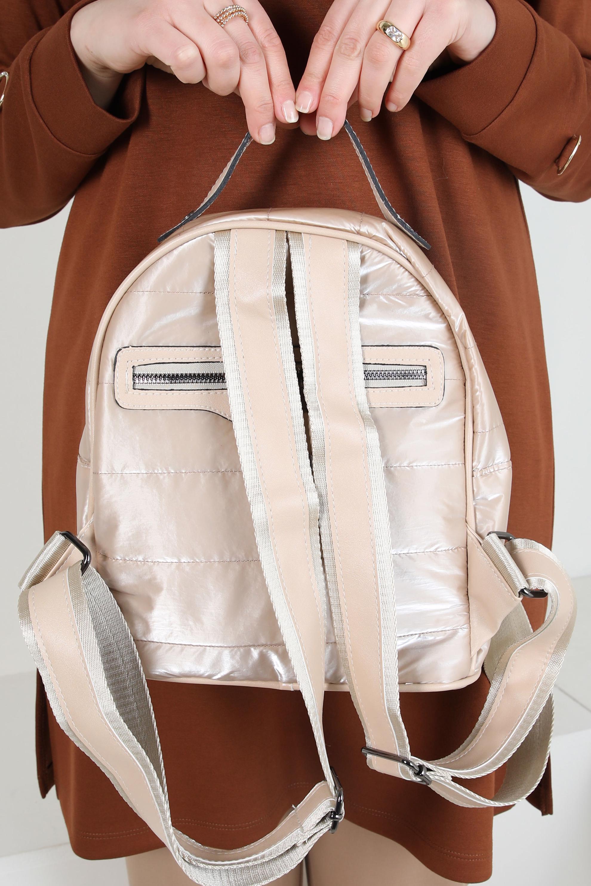 Tesettür giyim ALTIN ALVİNA SIRT ÇANTASI 2089