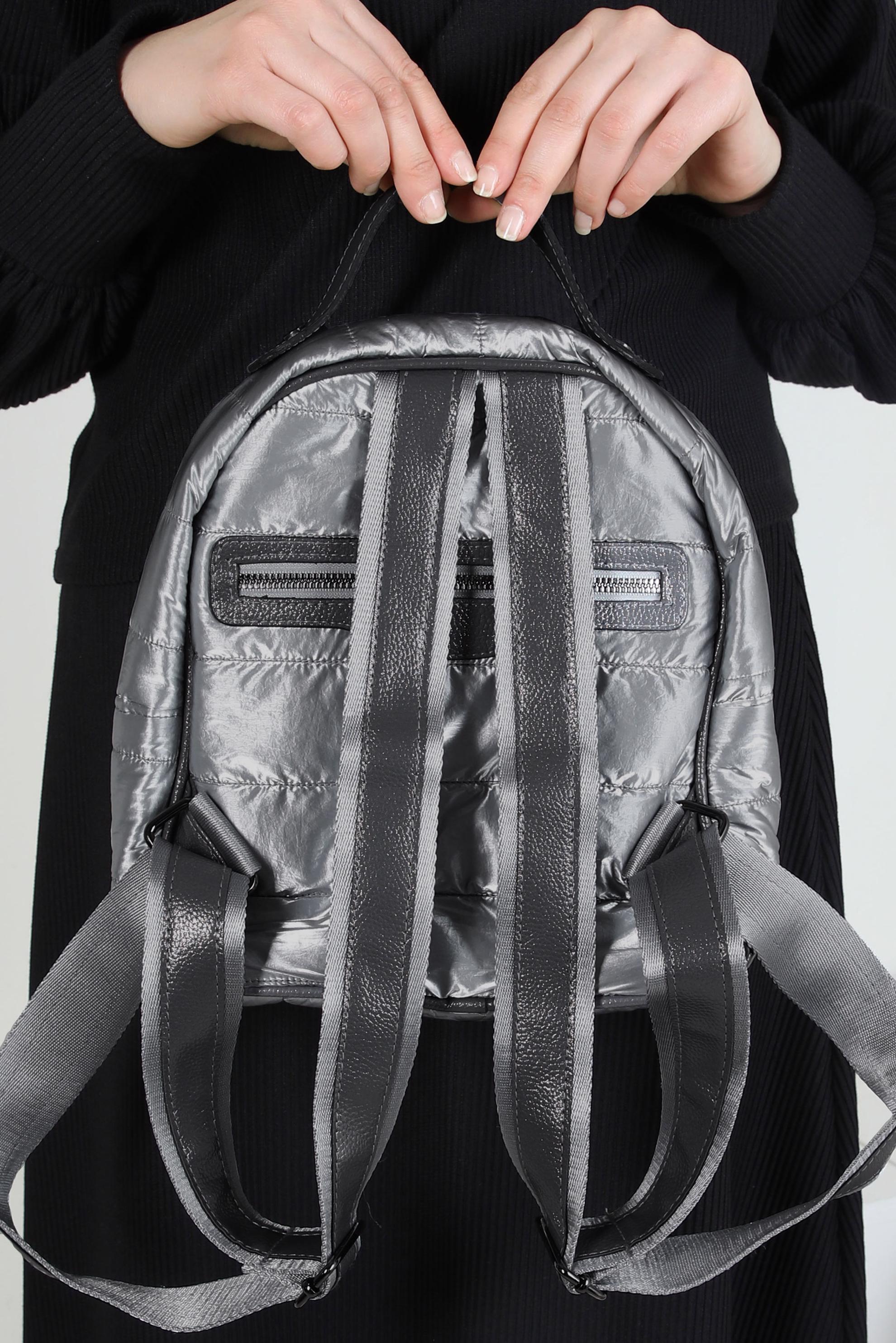 Tesettür giyim BEJ ALVİNA SIRT ÇANTASI 2089