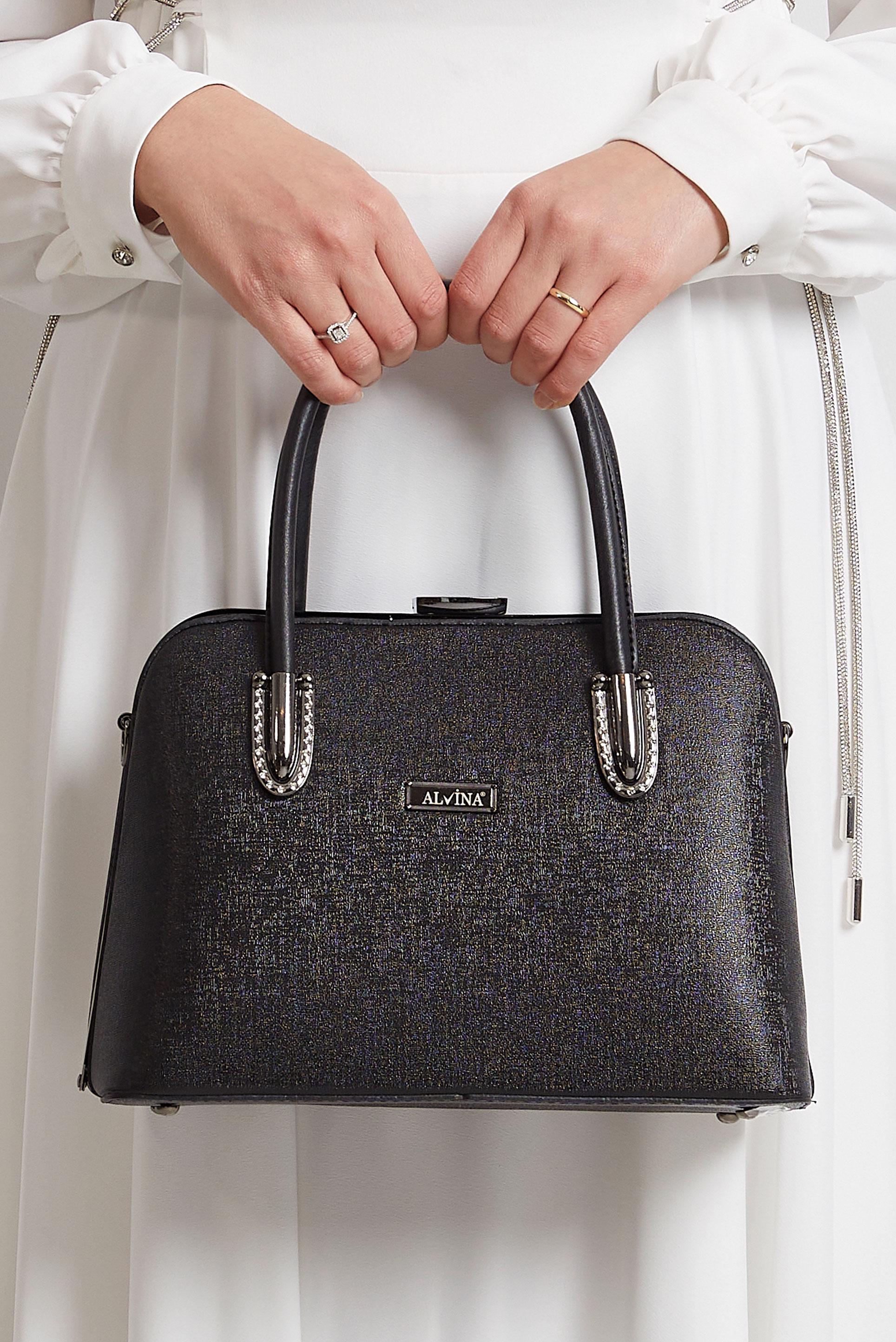 Tesettür giyim SİYAH ALVİNA ÇANTA 2144