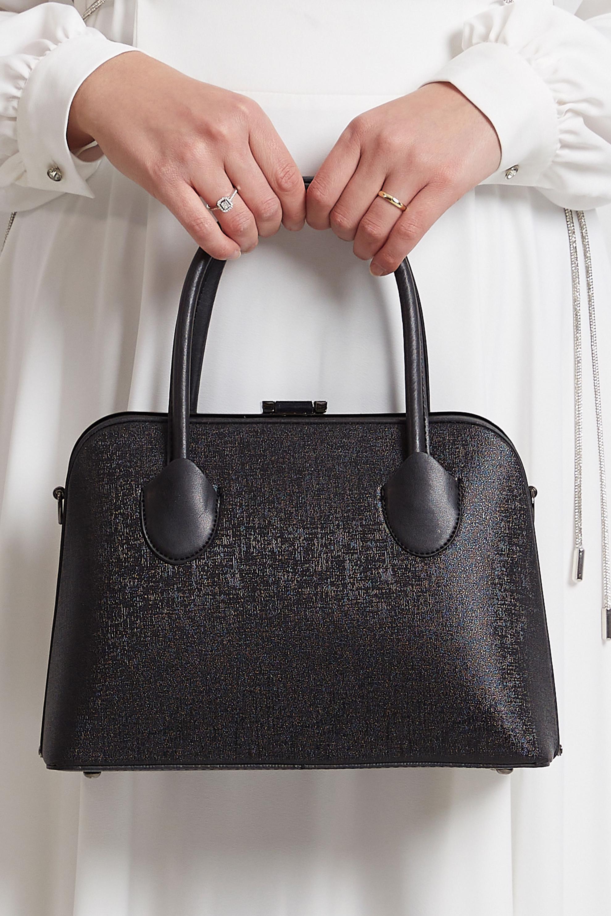 Tesettür giyim SİYAH ALVİNA ÇANTA 2144