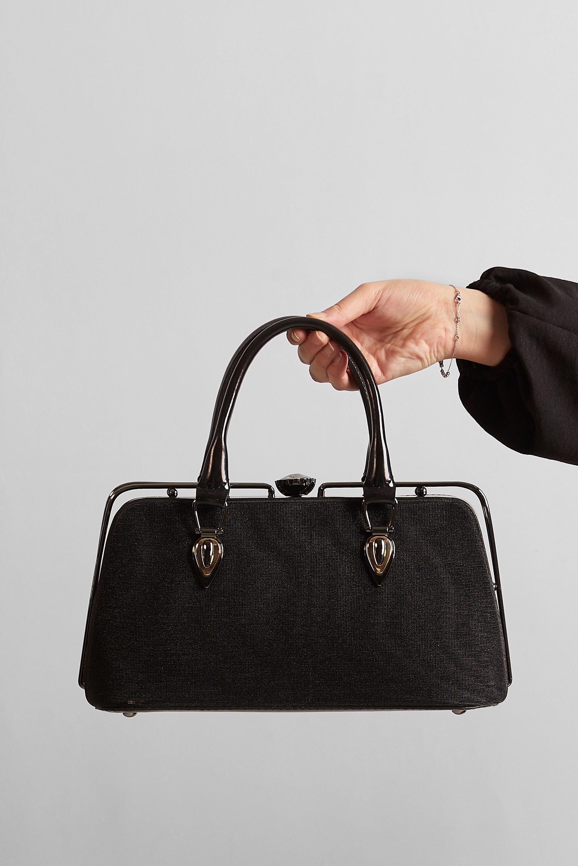 Tesettür giyim SİYAH ALVİNA ÇANTA 2154