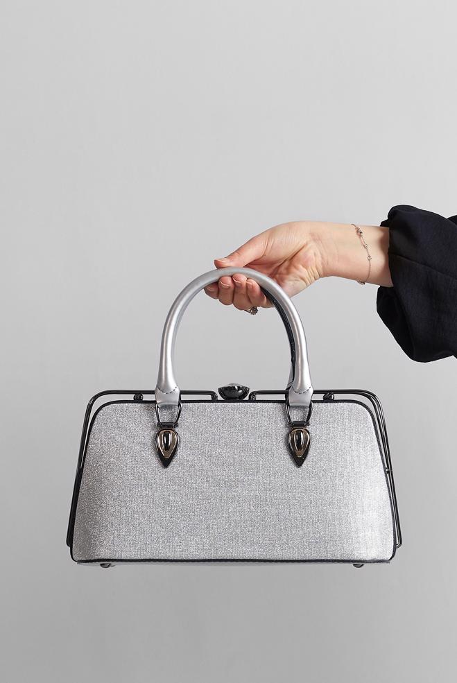 Tesettür giyim GÜMÜŞ ALVİNA ÇANTA 2154 - ALVİNA