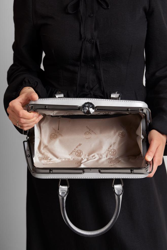 Tesettür giyim GÜMÜŞ ALVİNA ÇANTA 2154 - ALVİNA