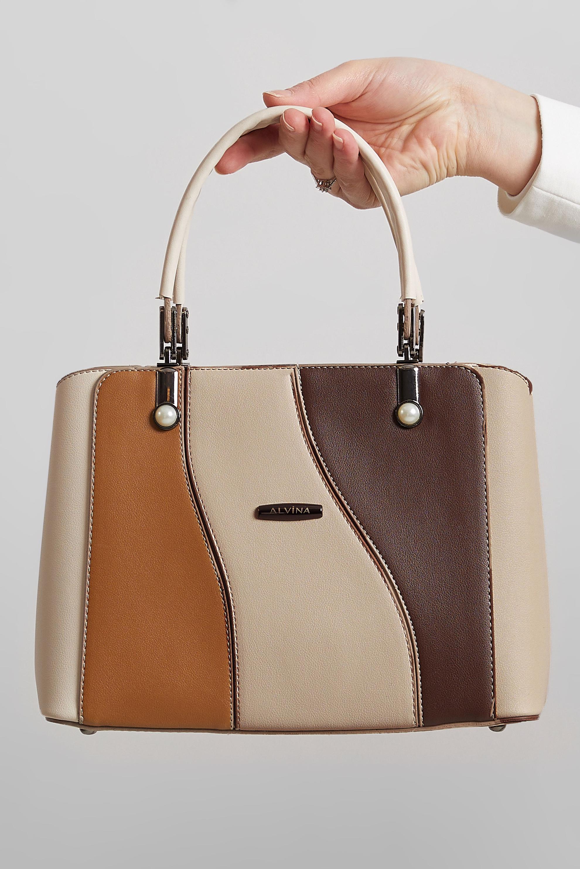 Tesettür giyim BEYAZ ALVİNA ÇANTA 2156