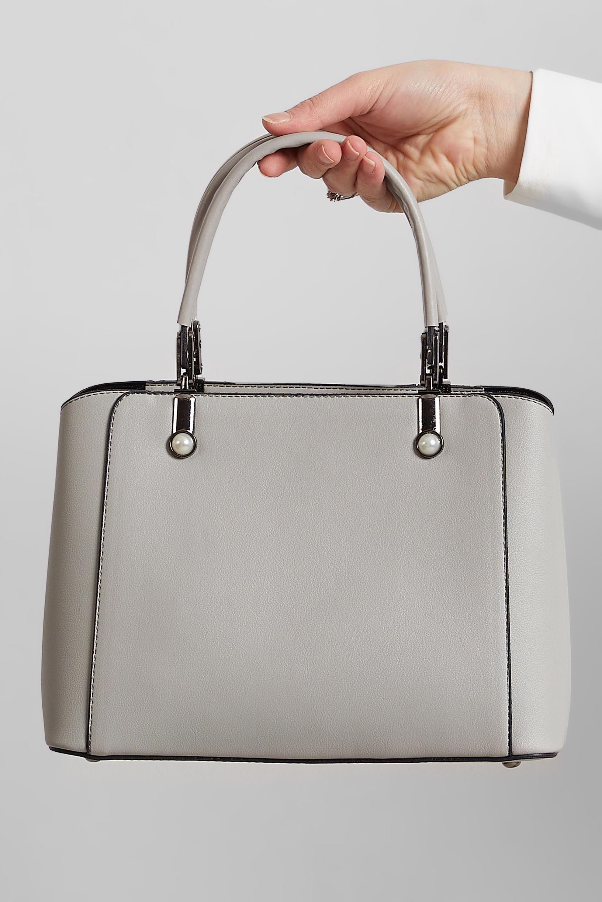 Tesettür giyim GRİ ALVİNA ÇANTA 2156