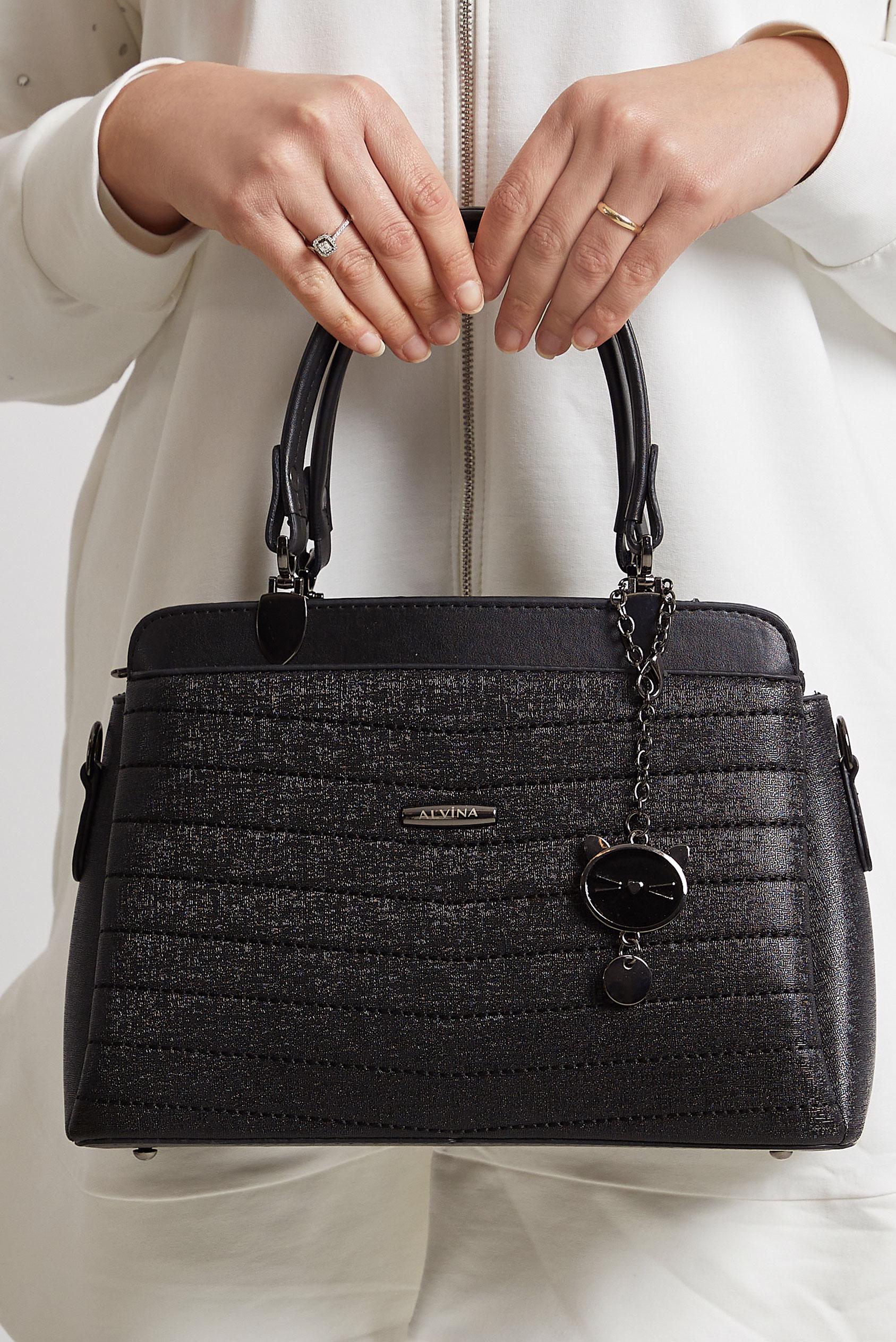 Tesettür giyim SİYAH ALVİNA ÇANTA 2157