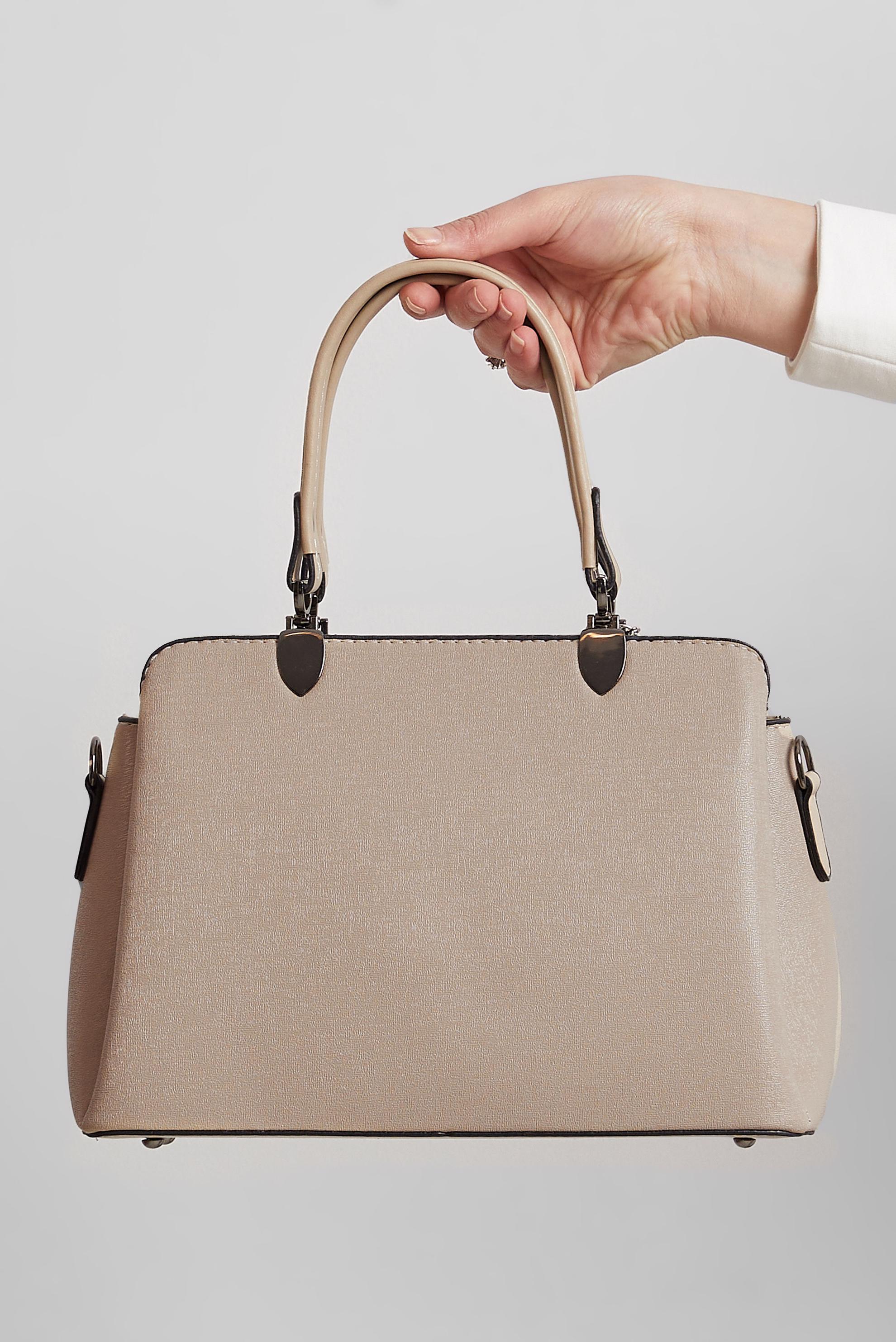 Tesettür giyim BEJ ALVİNA ÇANTA 2157