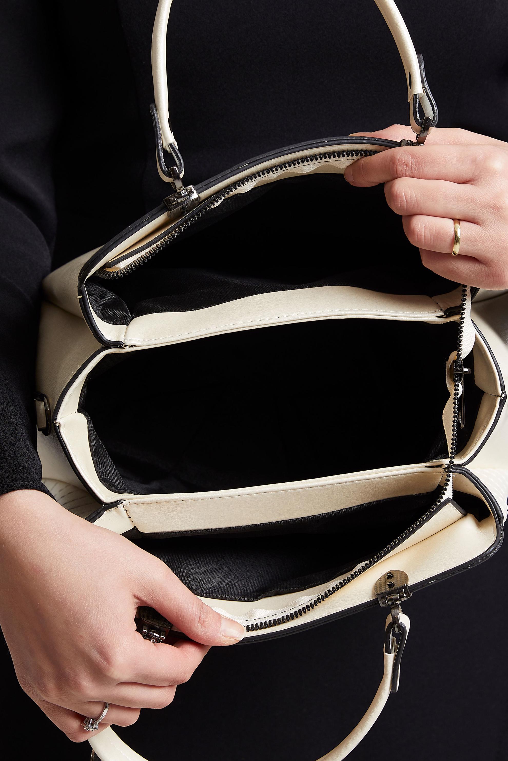 Tesettür giyim EKRU ALVİNA ÇANTA 2157