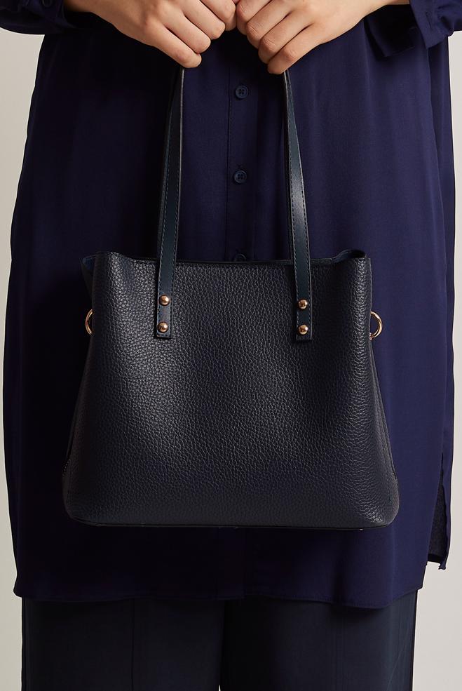 Tesettür giyim LACİVERT ALVİNA ÇANTA 3013 - ALVİNA