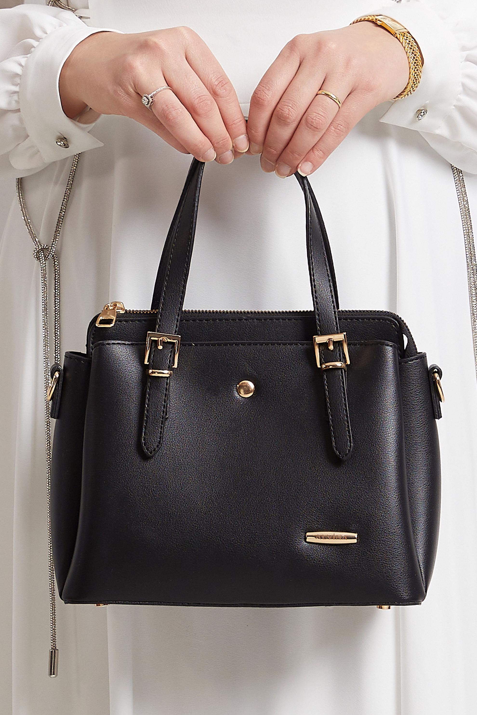 Tesettür giyim SİYAH ALVİNA ÇANTA 3018