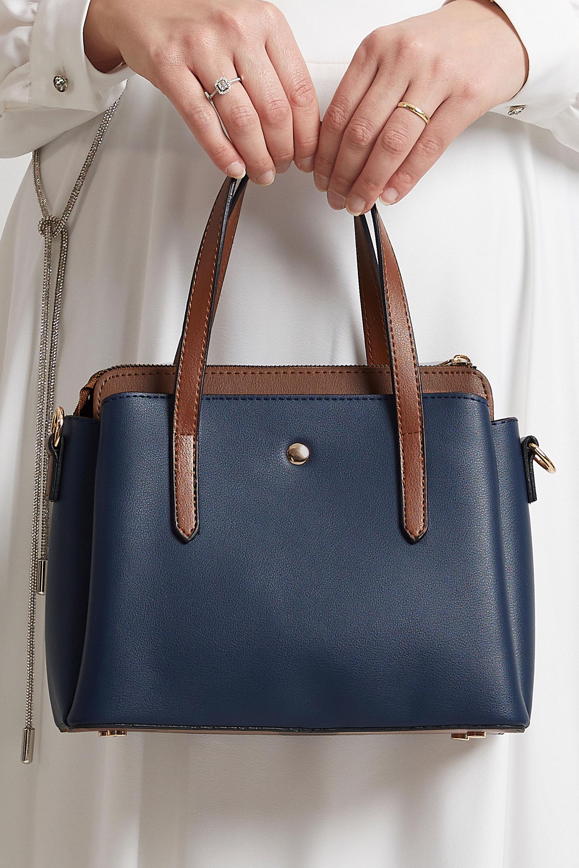 Tesettür giyim LACİVERT ALVİNA ÇANTA 3018