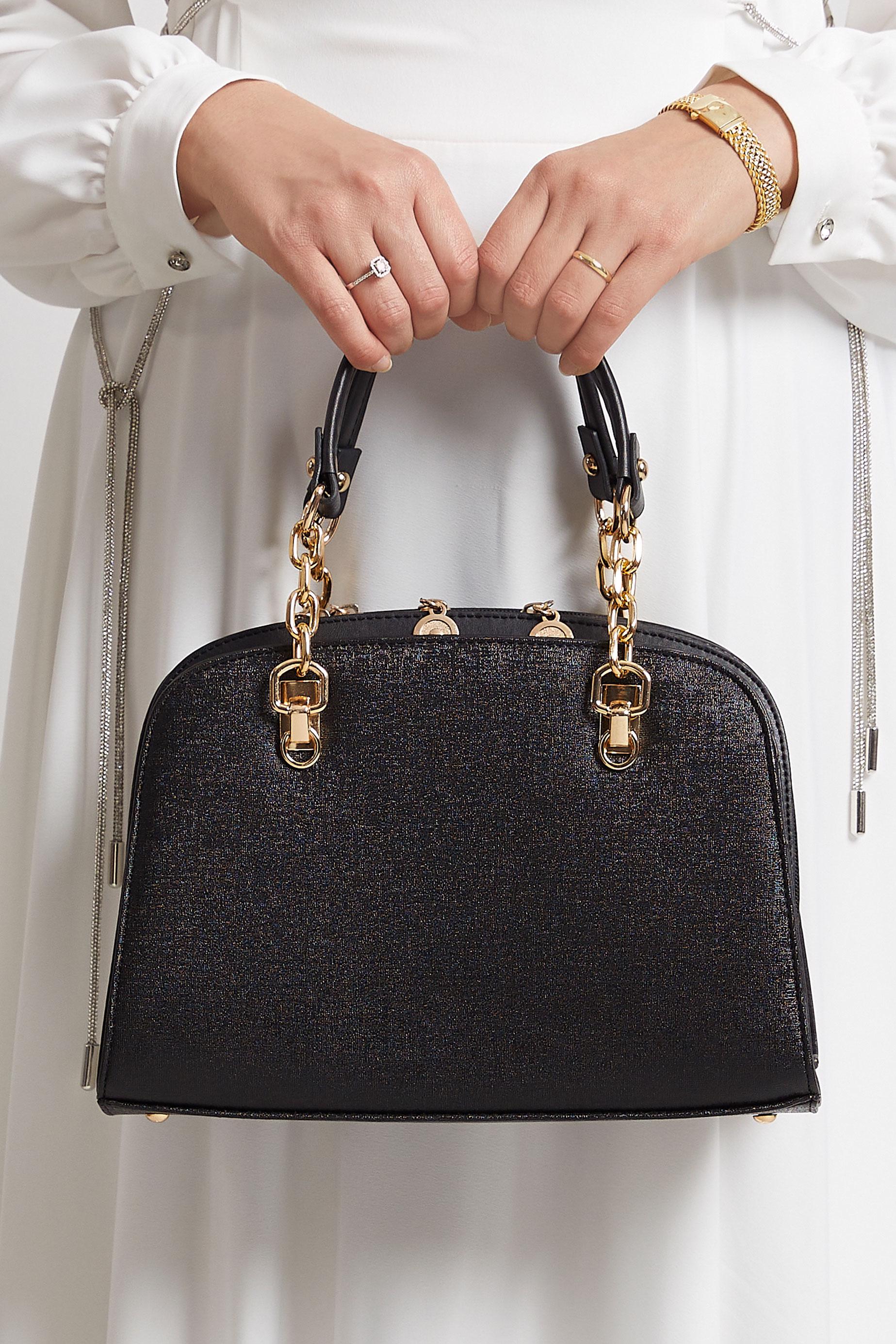 Tesettür giyim SİYAH ALVİNA ÇANTA 3028