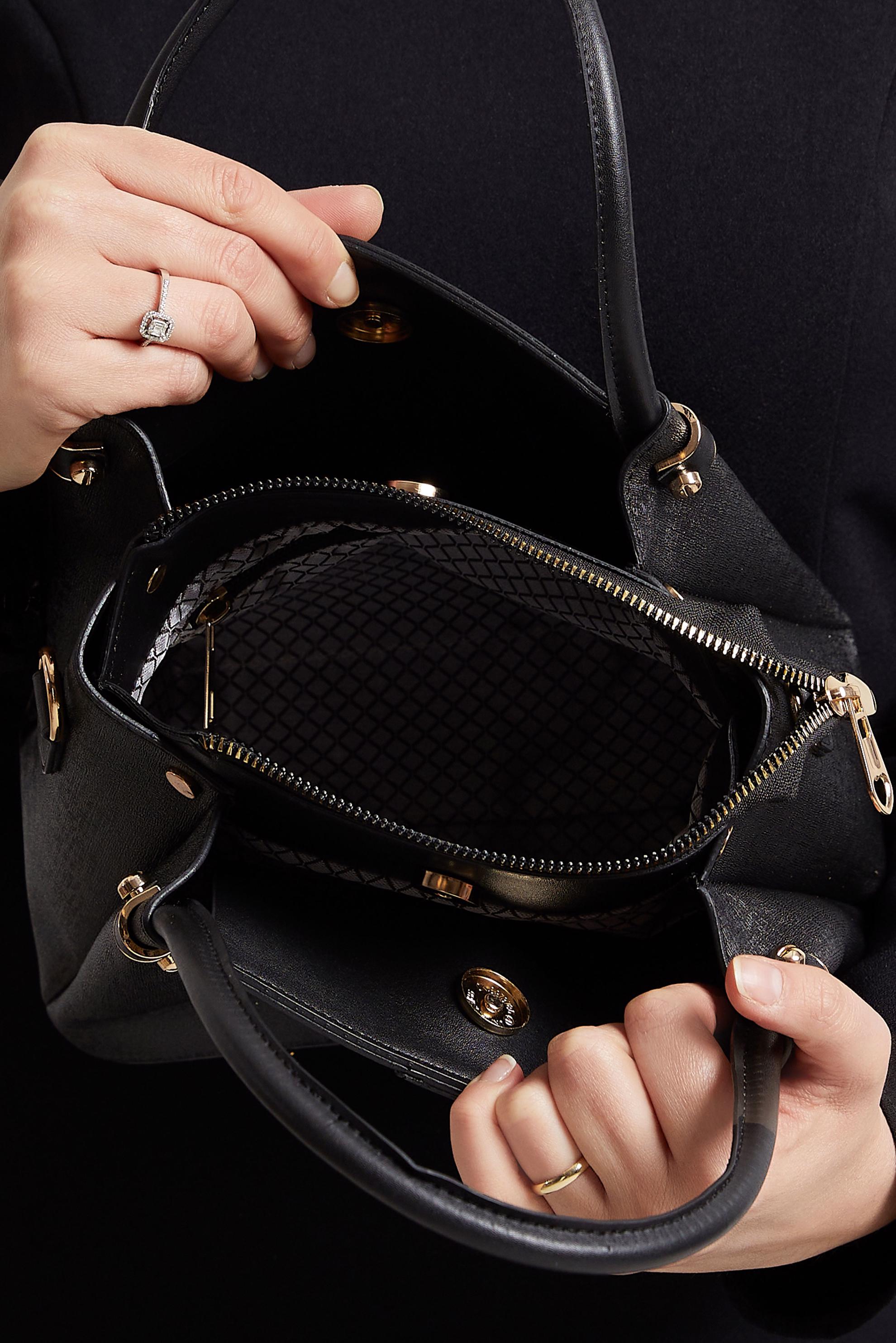 Tesettür giyim SİYAH ALVİNA ÇANTA 3033-1