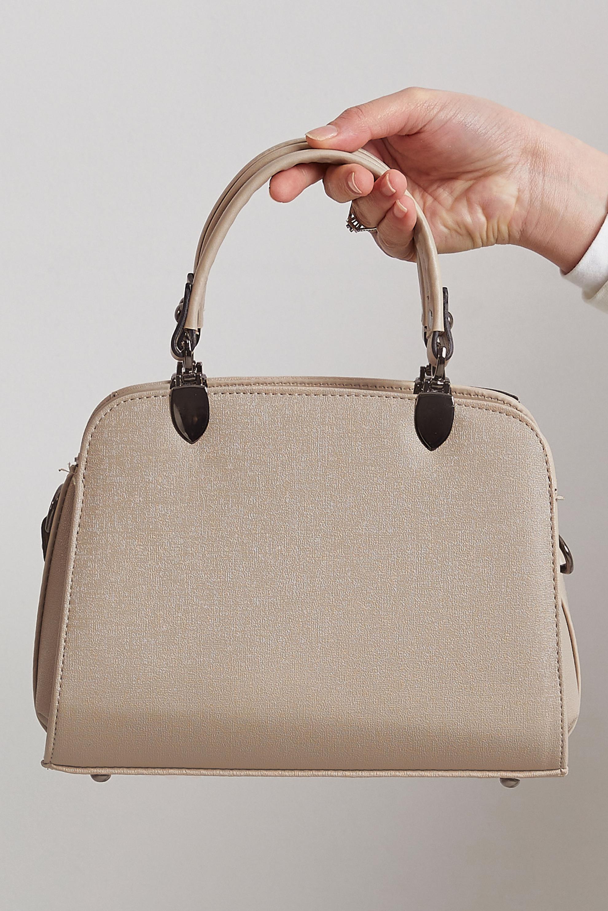 Tesettür giyim VİZON ALVİNA ÇANTA 3043