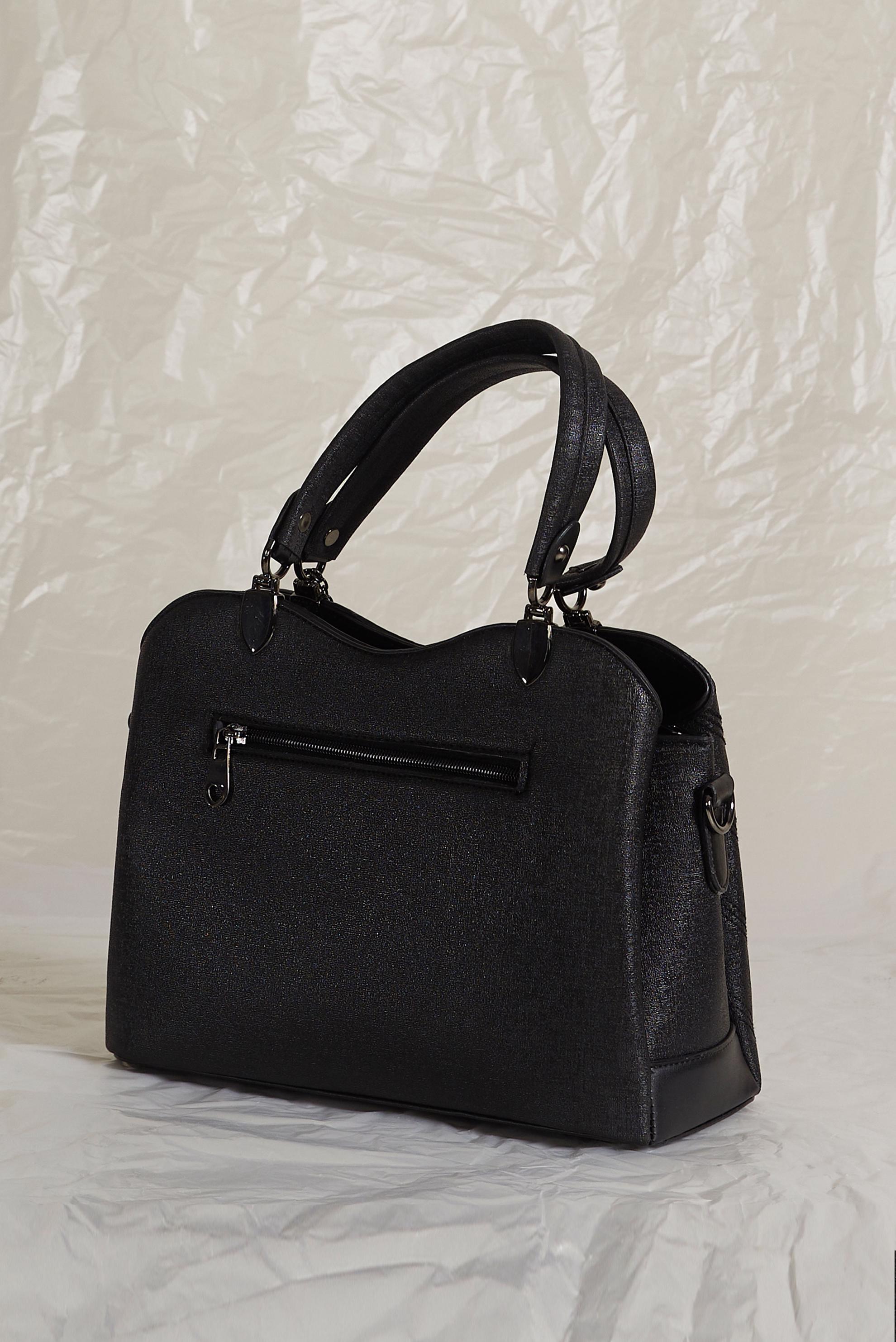 Tesettür giyim SİYAH ALVİNA AKSESUAR DETAYLI ÇANTA 3045