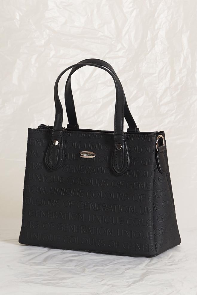 Vêtements hijab NOIR SAC À MAIN ALVINA EN SIMILICUIR 3055 - ALVİNA