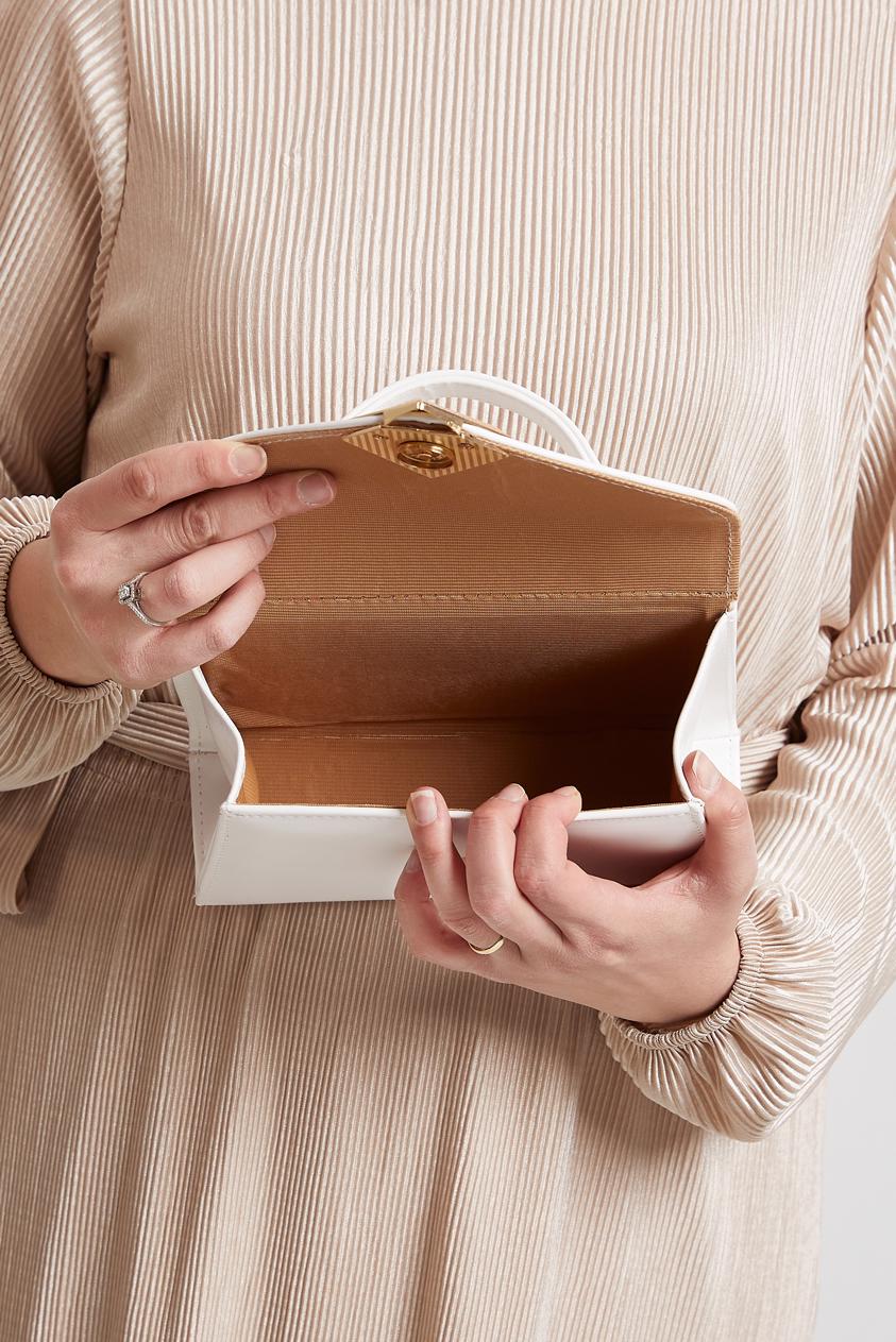 Tesettür giyim BEYAZ ALVİNA ÇANTA 3069