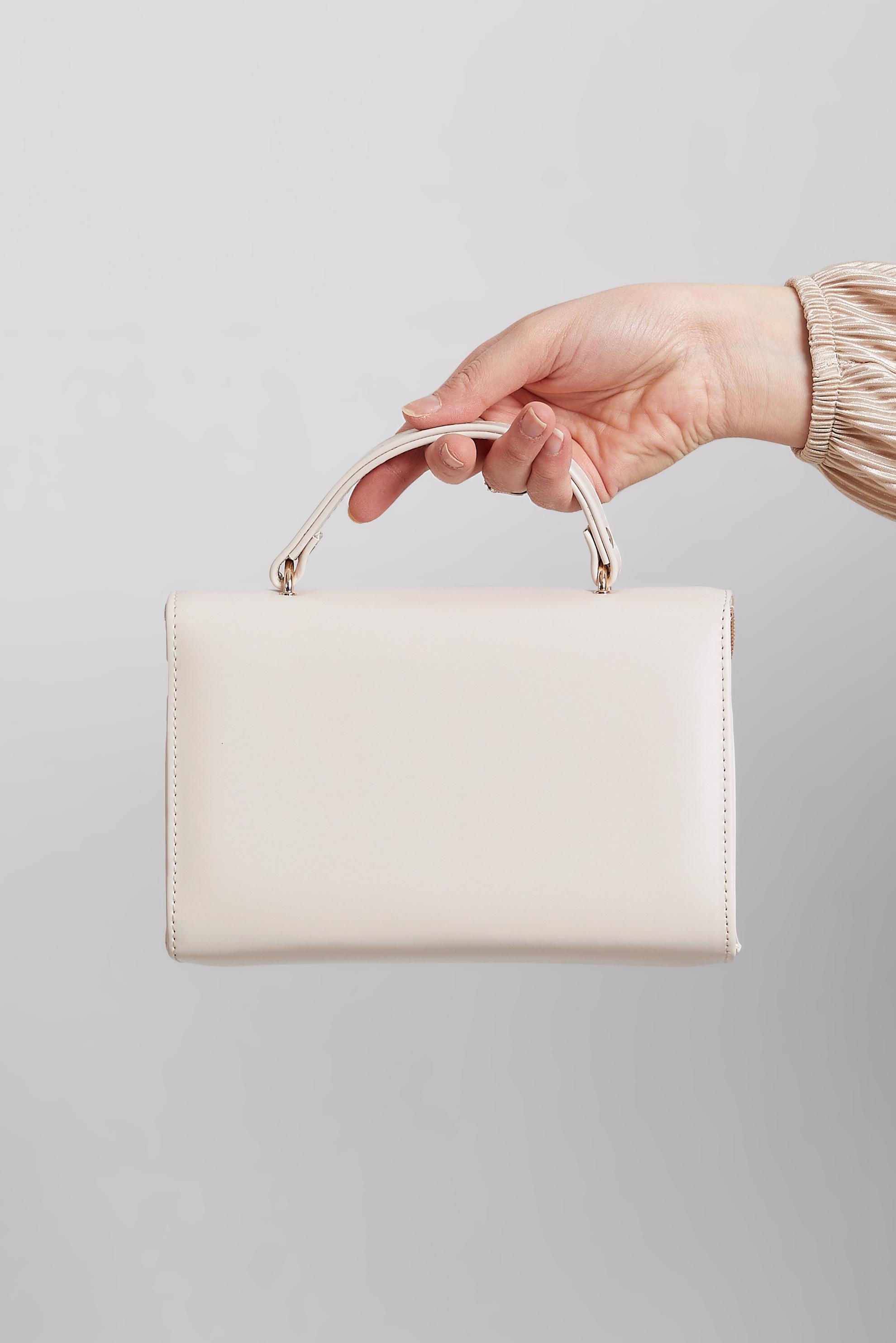 Tesettür giyim BEYAZ ALVİNA ÇANTA 3069