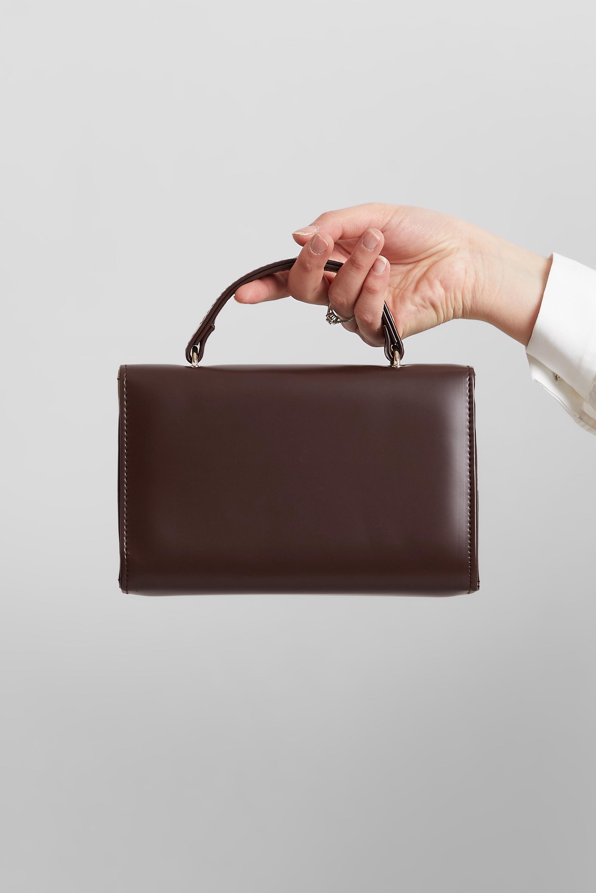 Tesettür giyim KAHVE ALVİNA ÇANTA 3069