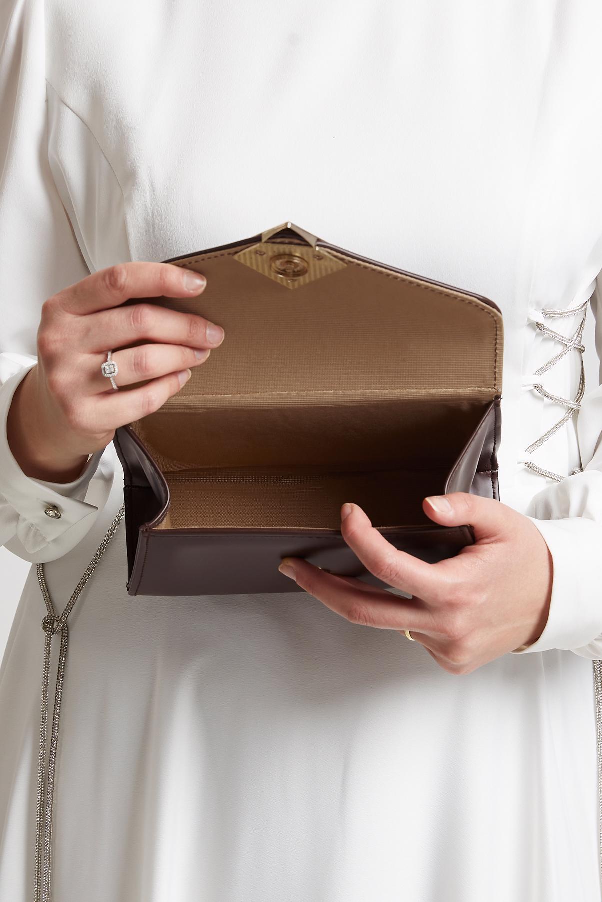 Tesettür giyim KAHVE ALVİNA ÇANTA 3069