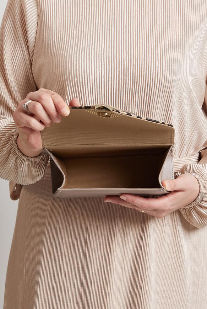 Tesettür giyim VİZON ALVİNA ÇANTA 3069 - ALVİNA