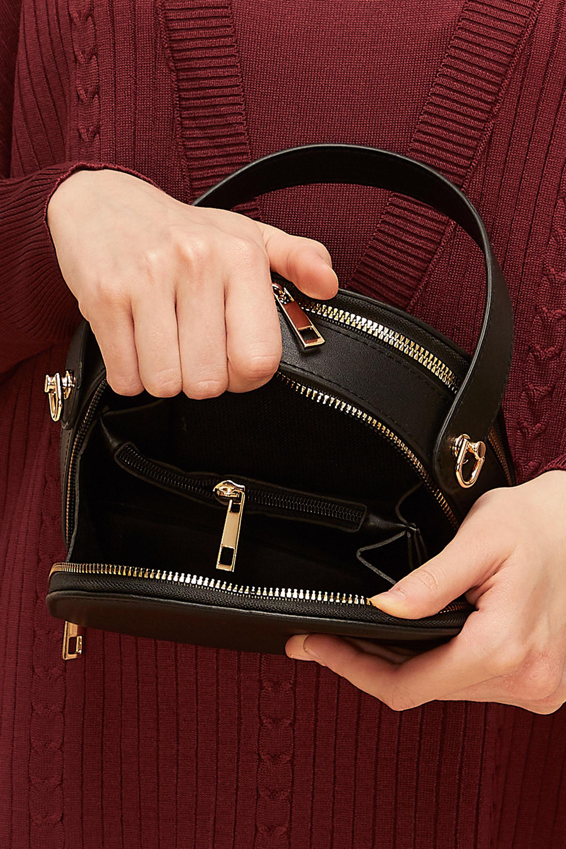 Tesettür giyim SİYAH ALVİNA ÇANTA 3072