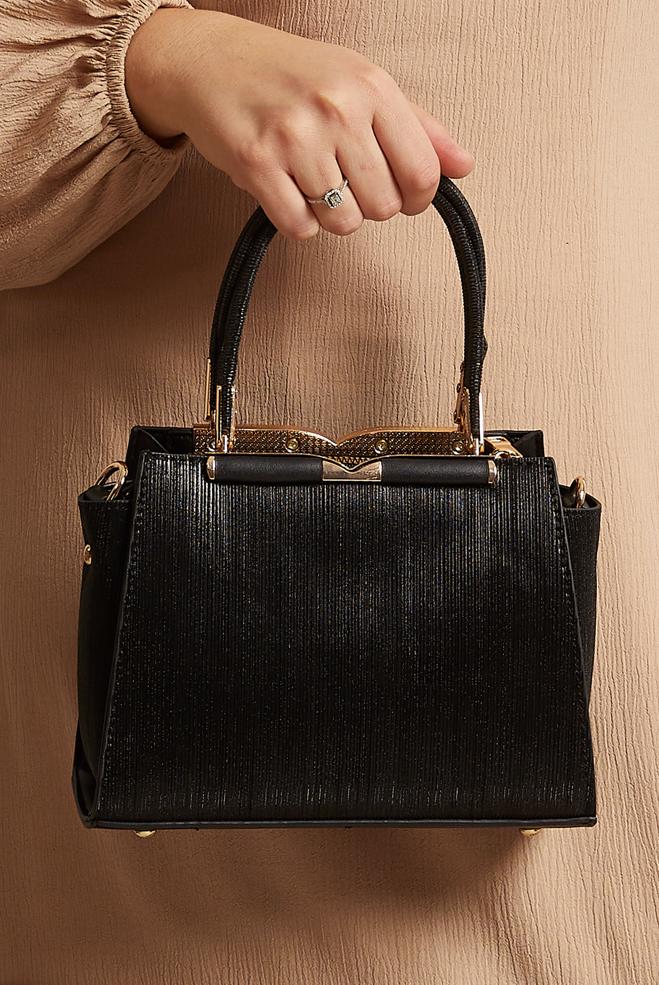 Tesettür giyim SİYAH ALVİNA ÇANTA 3095 - ALVİNA