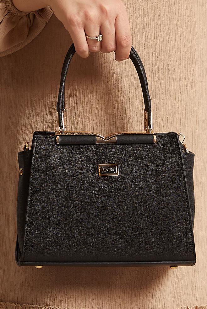 Tesettür giyim SİYAH ALVİNA ÇANTA 3095-1 - ALVİNA