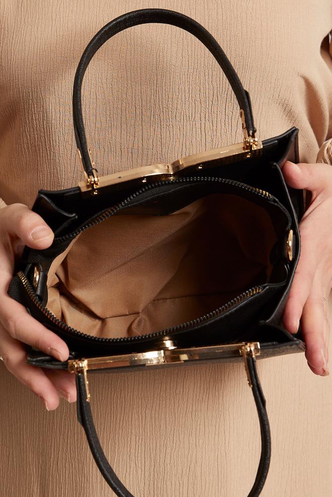 Tesettür giyim SİYAH ALVİNA ÇANTA 3095-1 - ALVİNA