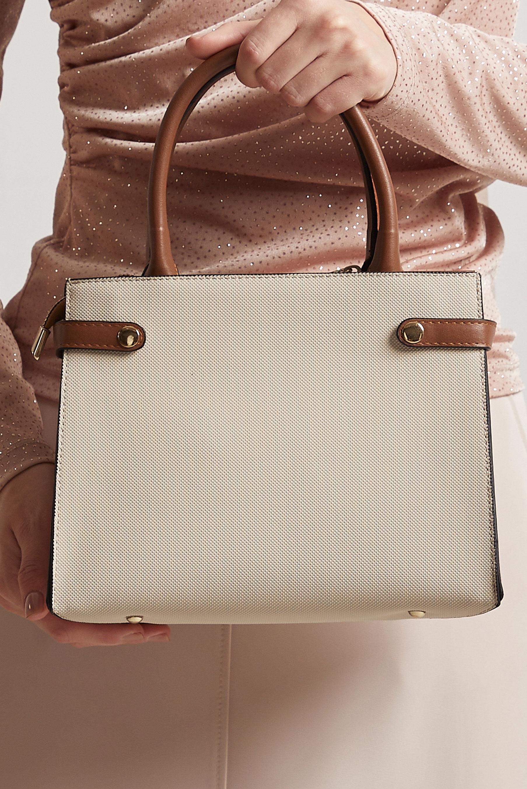 Tesettür giyim BEYAZ ALVİNA ÇANTA 3115