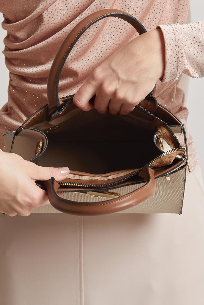 Tesettür giyim BEYAZ ALVİNA ÇANTA 3115 - ALVİNA