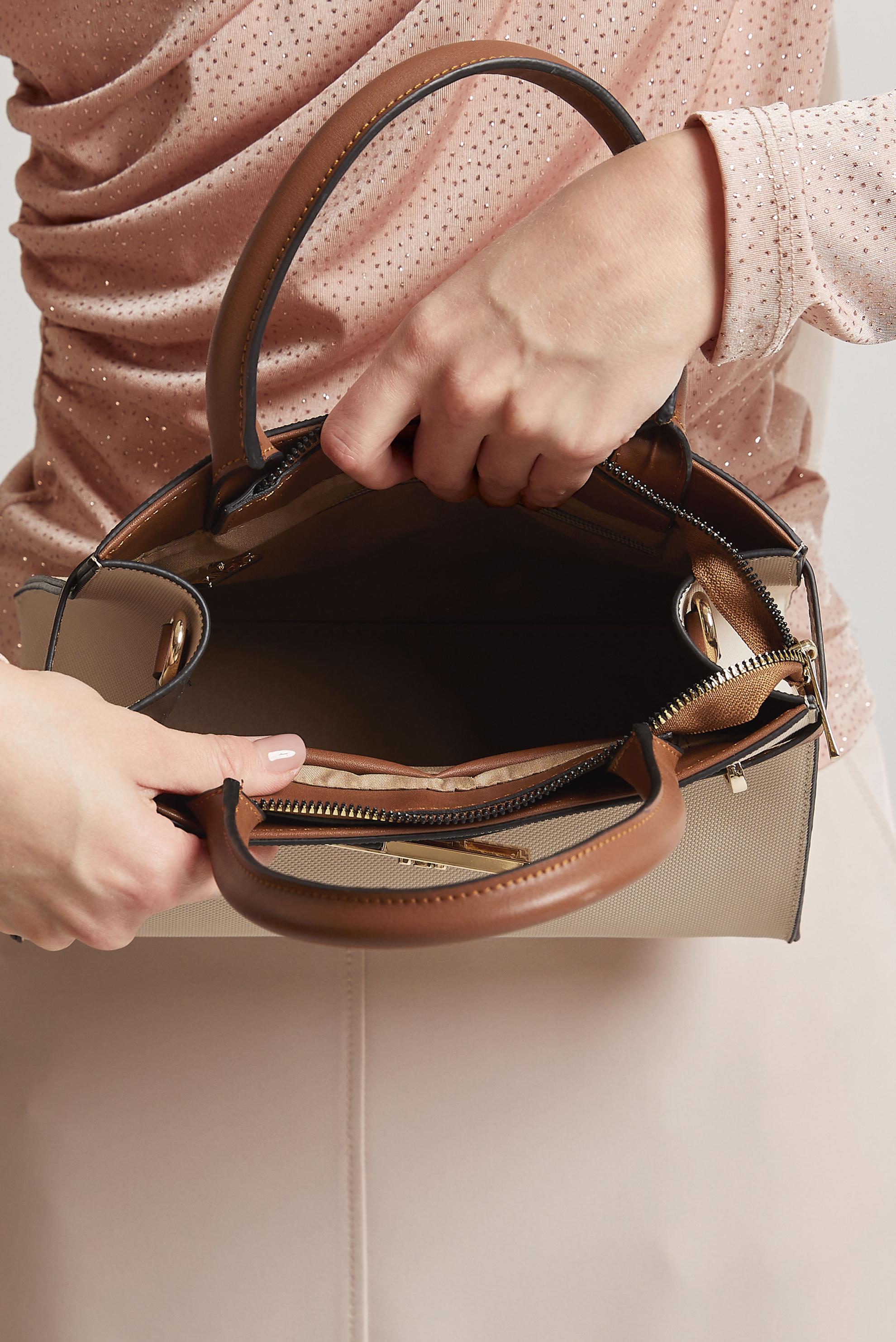 Tesettür giyim BEYAZ ALVİNA ÇANTA 3115