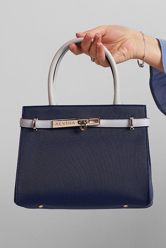 Tesettür giyim LACİVERT ALVİNA ÇANTA 3115 - ALVİNA