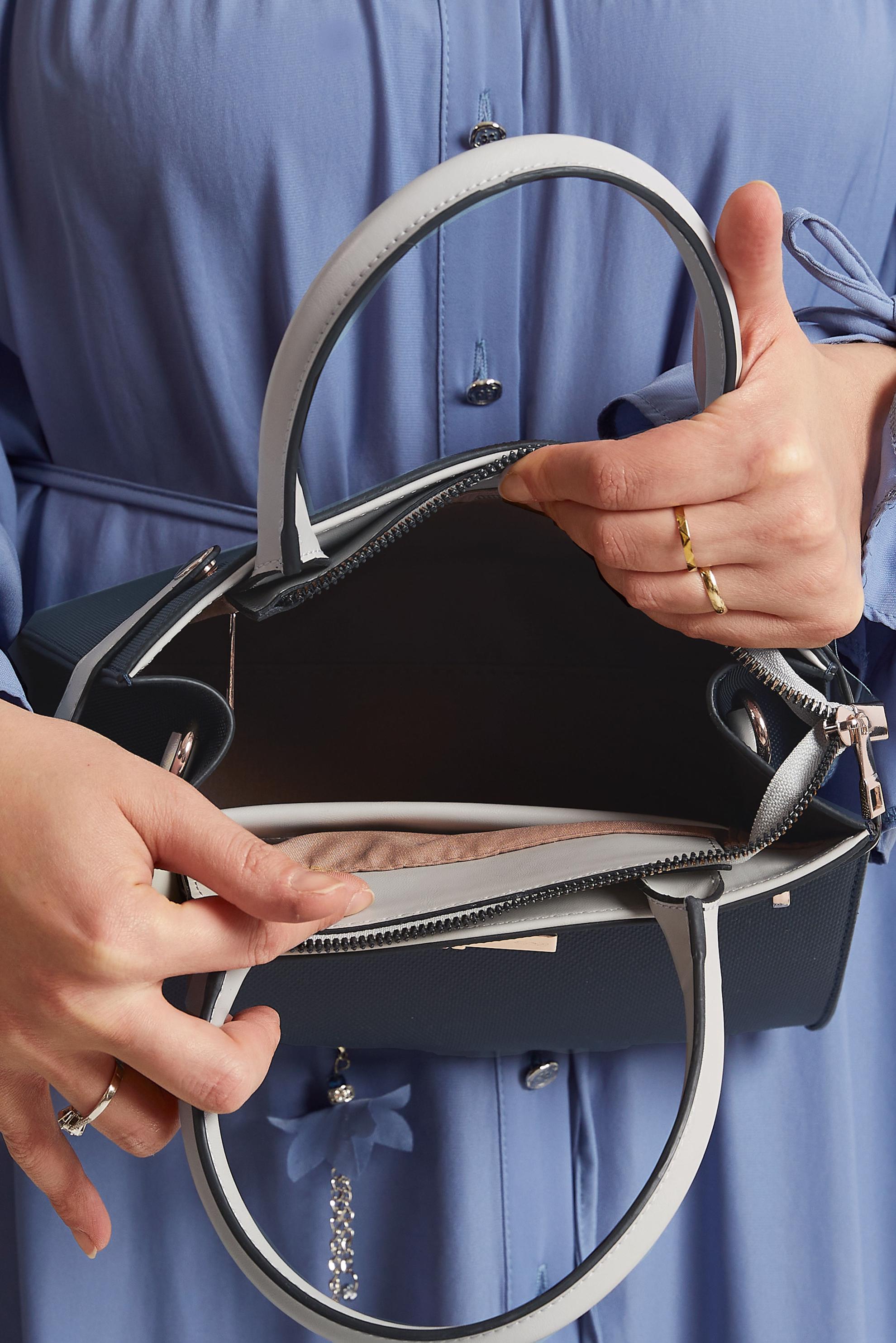 Tesettür giyim LACİVERT ALVİNA ÇANTA 3115