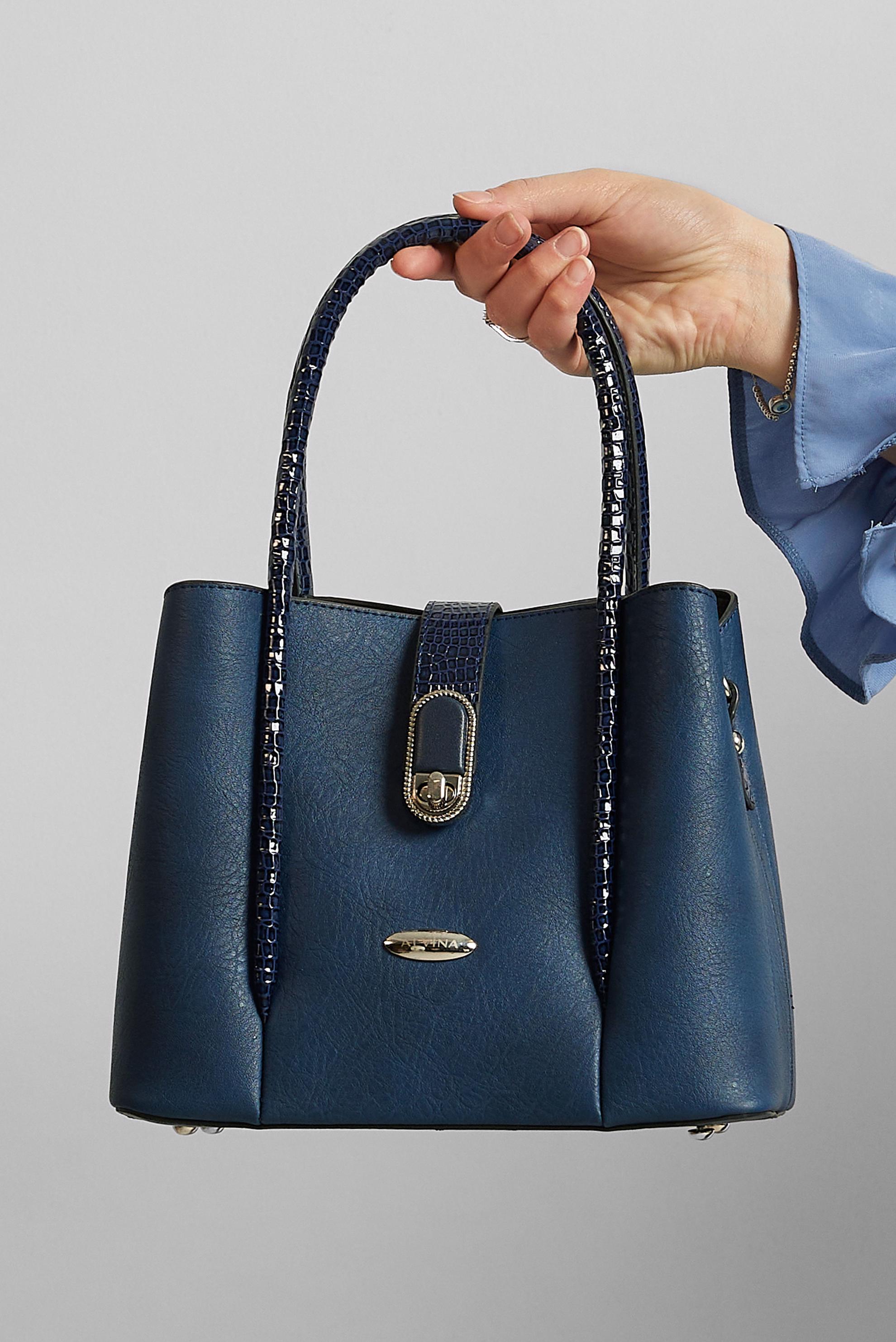 Tesettür giyim LACİVERT ALVİNA ÇANTA 3130