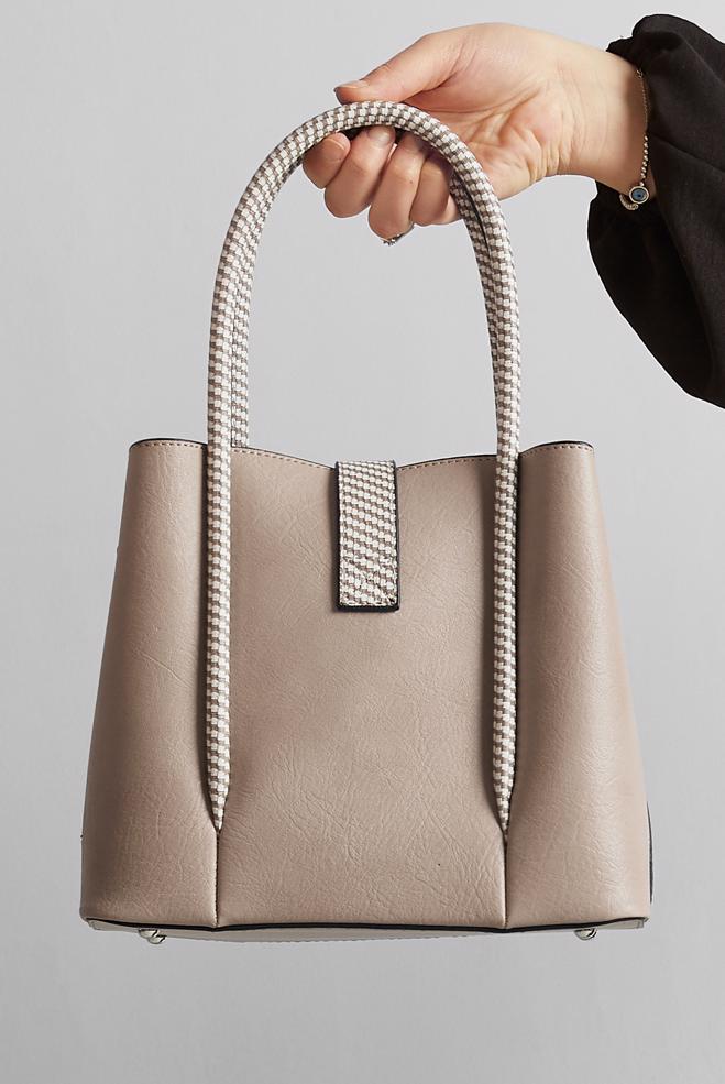 Tesettür giyim VİZON ALVİNA ÇANTA 3130 - ALVİNA