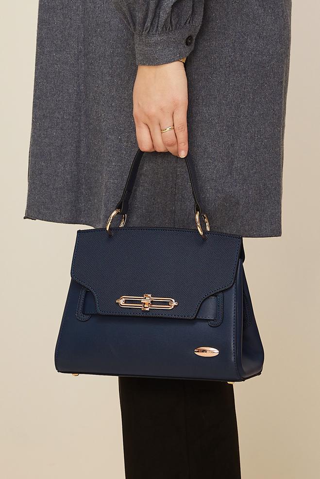 Vêtements hijab BLEU MARINE ALVINA SAC CLASSIQUE 3140 - ALVİNA