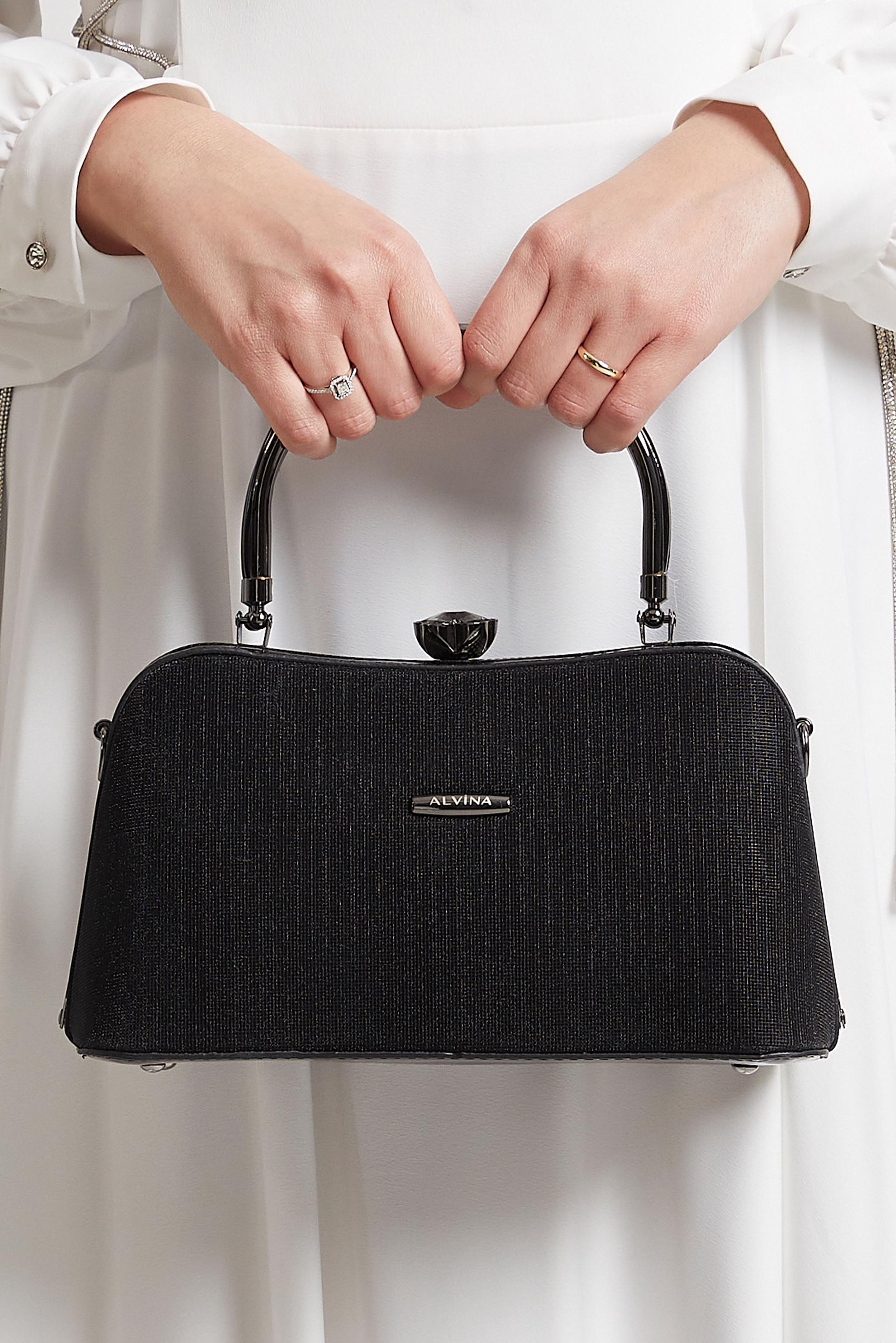 Tesettür giyim SİYAH ALVİNA ÇANTA 3150