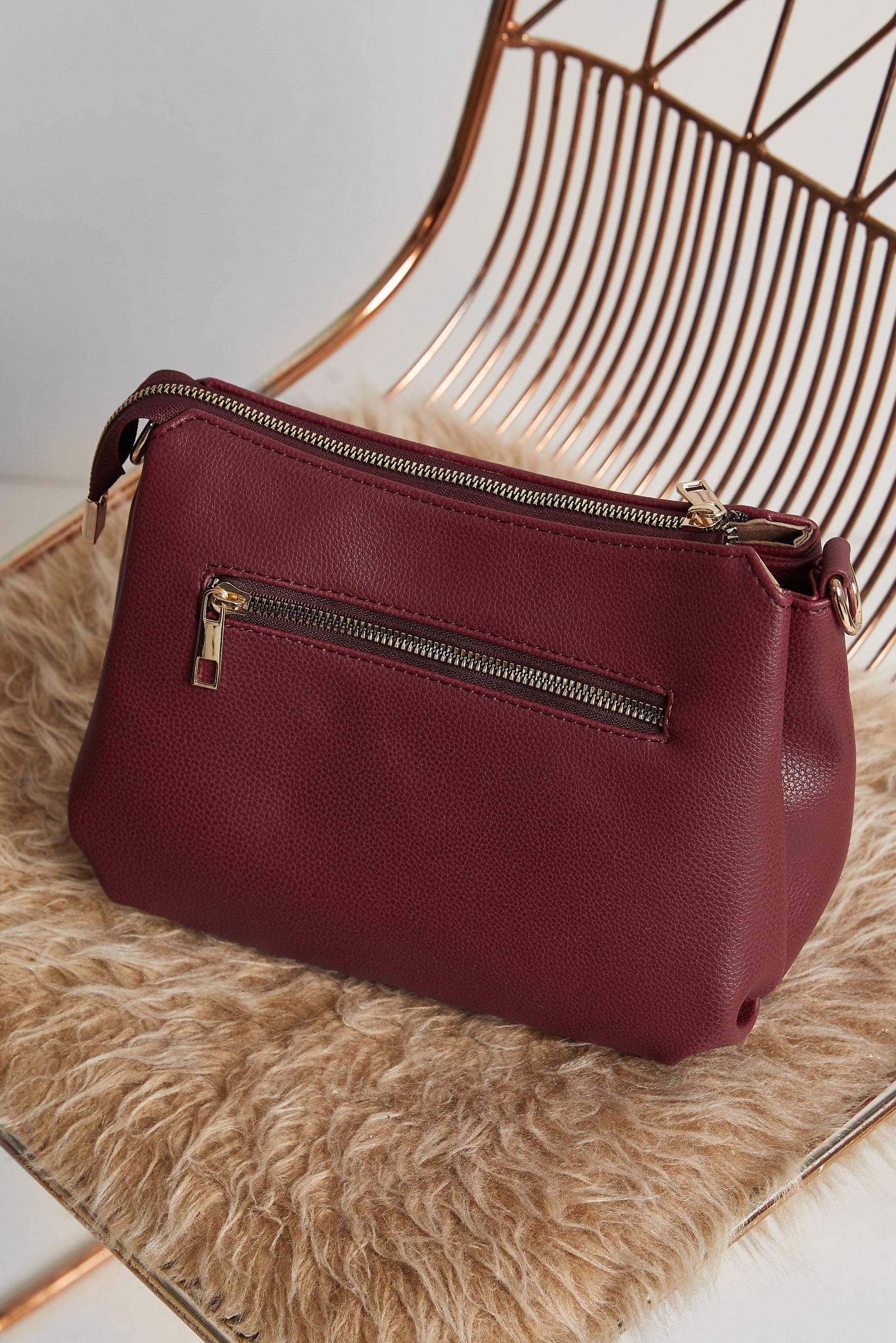 Tesettür giyim BORDO ALVİNA ÇANTA 3170