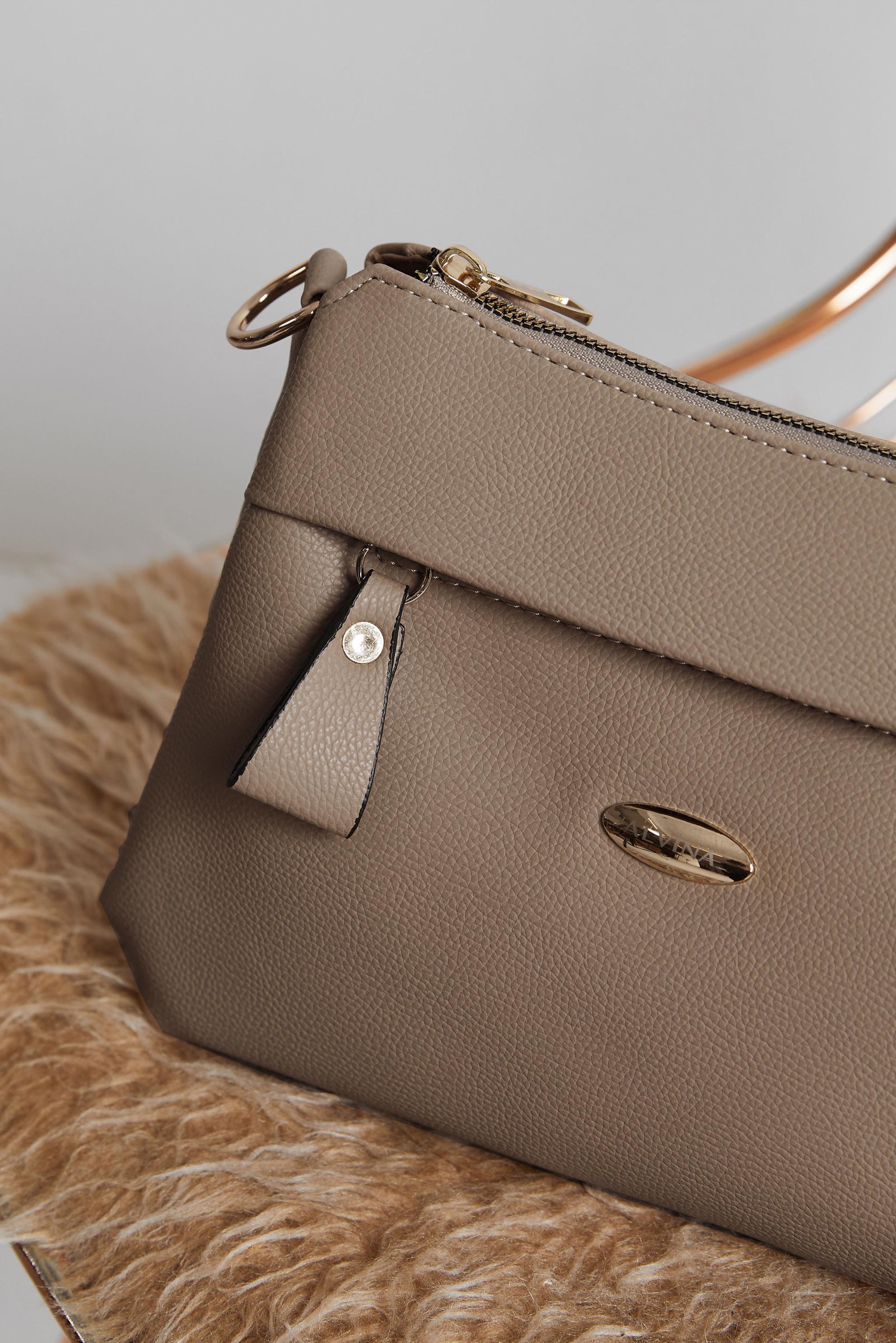 Tesettür giyim VİZON ALVİNA ÇANTA 3170