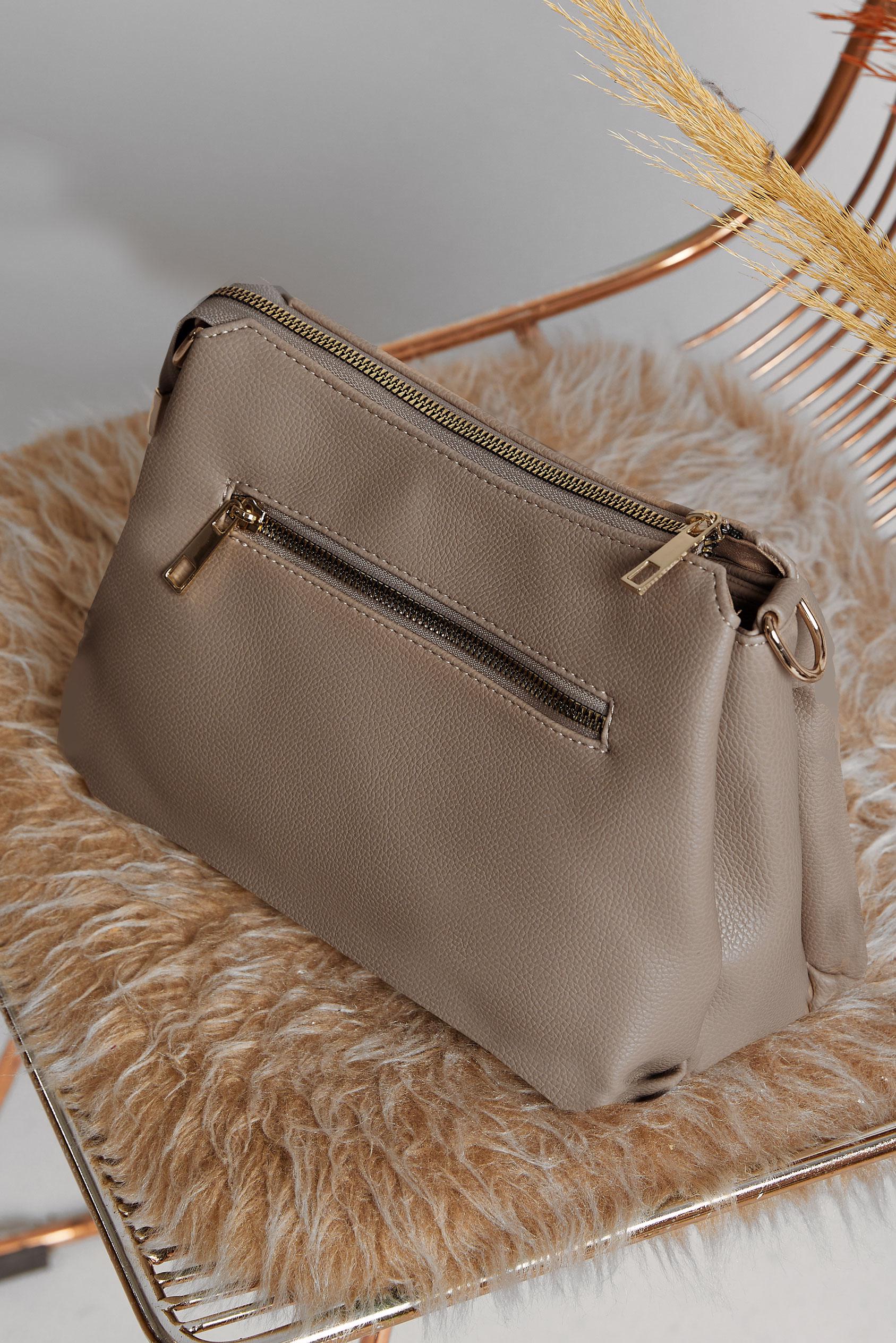 Tesettür giyim VİZON ALVİNA ÇANTA 3170