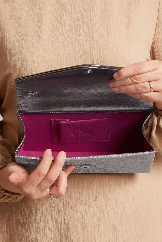 Tesettür giyim BEJ ALVİNA ABİYE ÇANTA 411 - ALVİNA