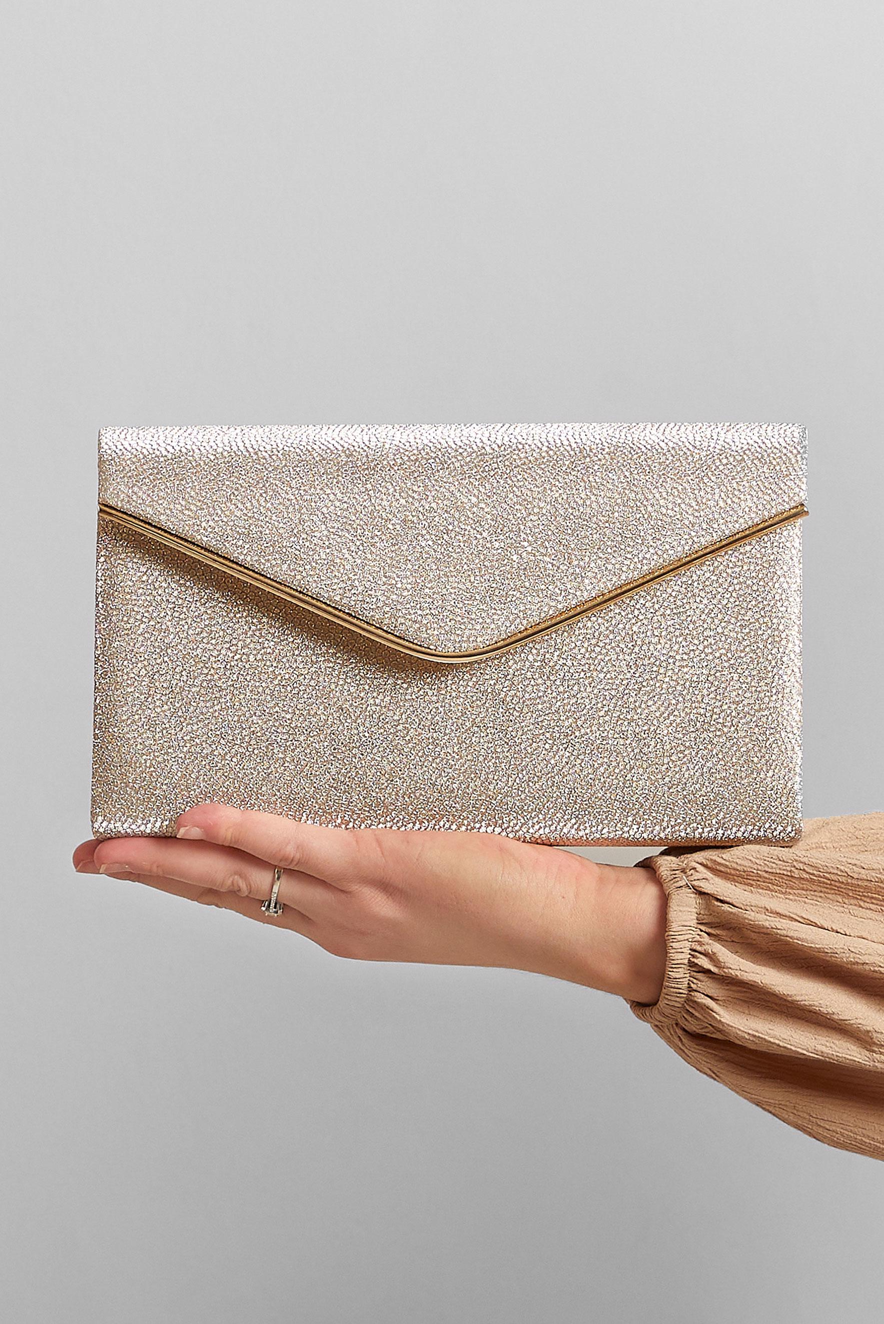 Tesettür giyim ALTIN ALVİNA ABİYE ÇANTA 412