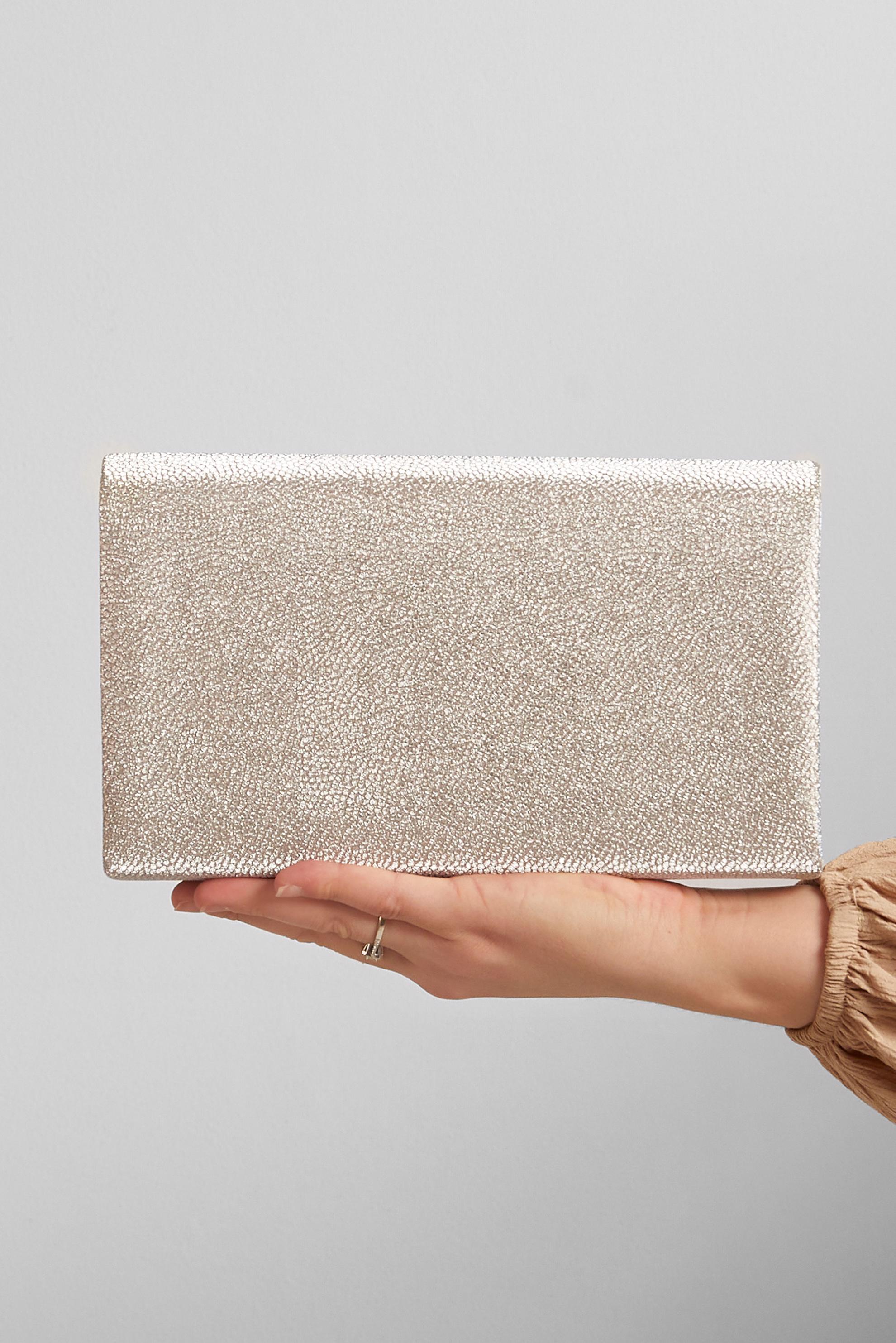 Tesettür giyim ALTIN ALVİNA ABİYE ÇANTA 412