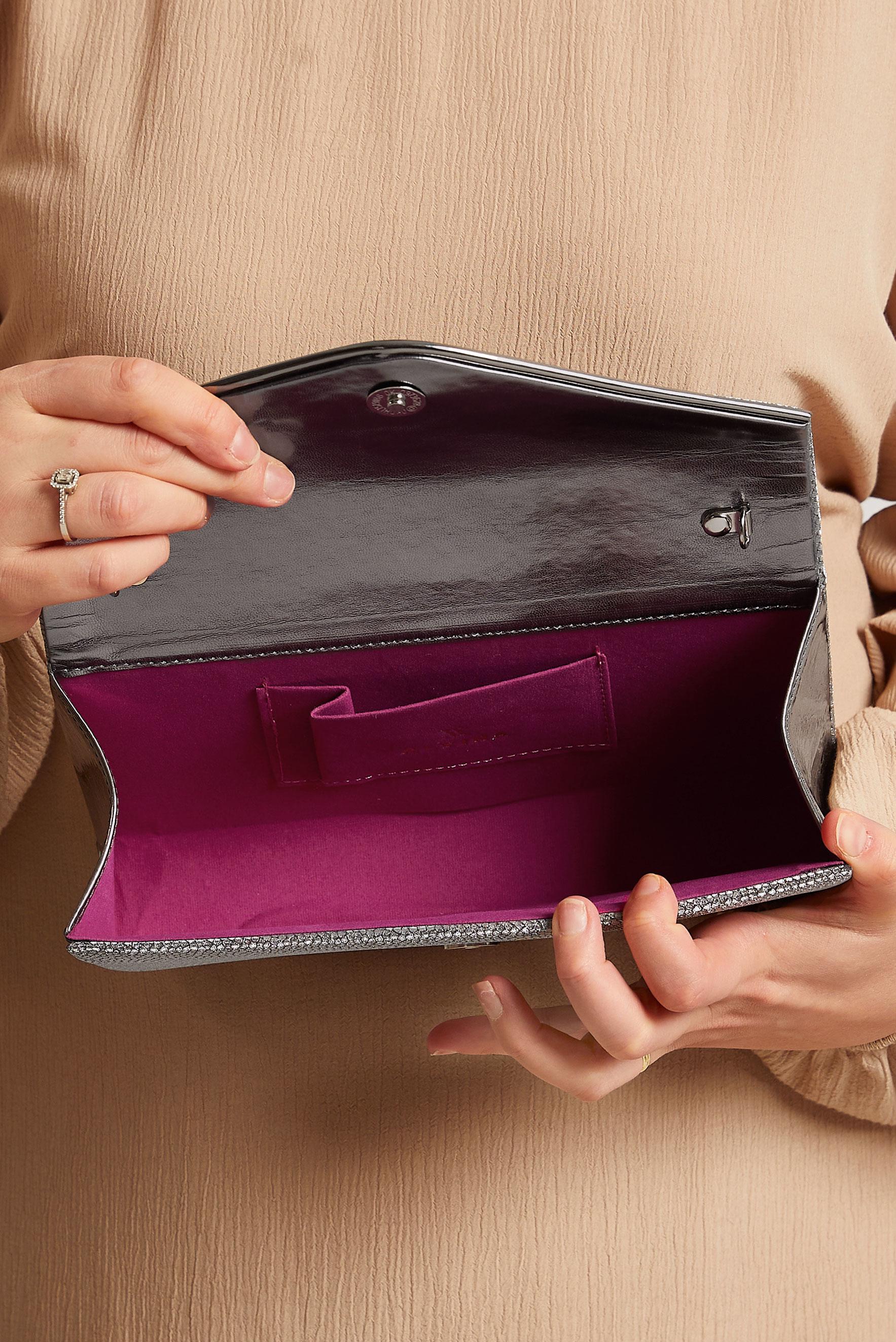 Tesettür giyim BEJ ALVİNA ABİYE ÇANTA 412