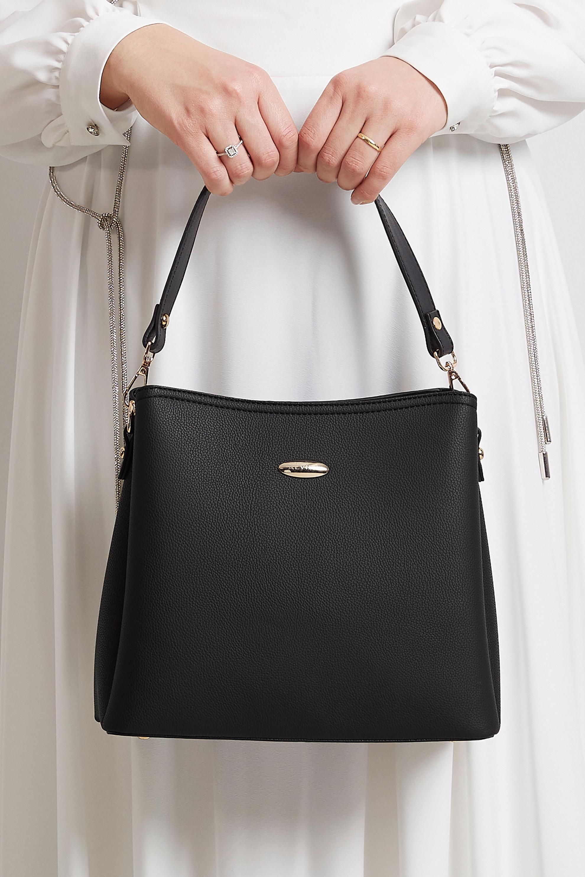 Tesettür giyim SİYAH ALVİNA ÇANTA 9020