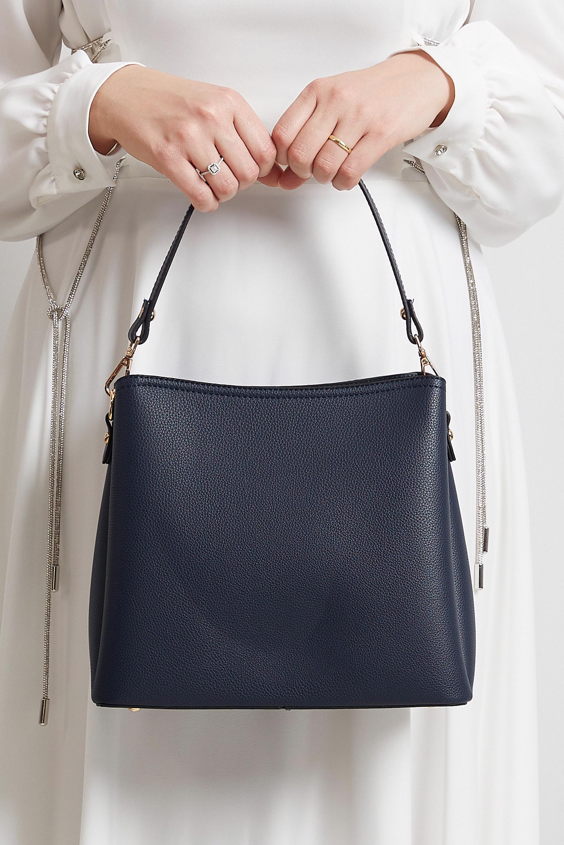 Tesettür giyim LACİVERT ALVİNA ÇANTA 9020