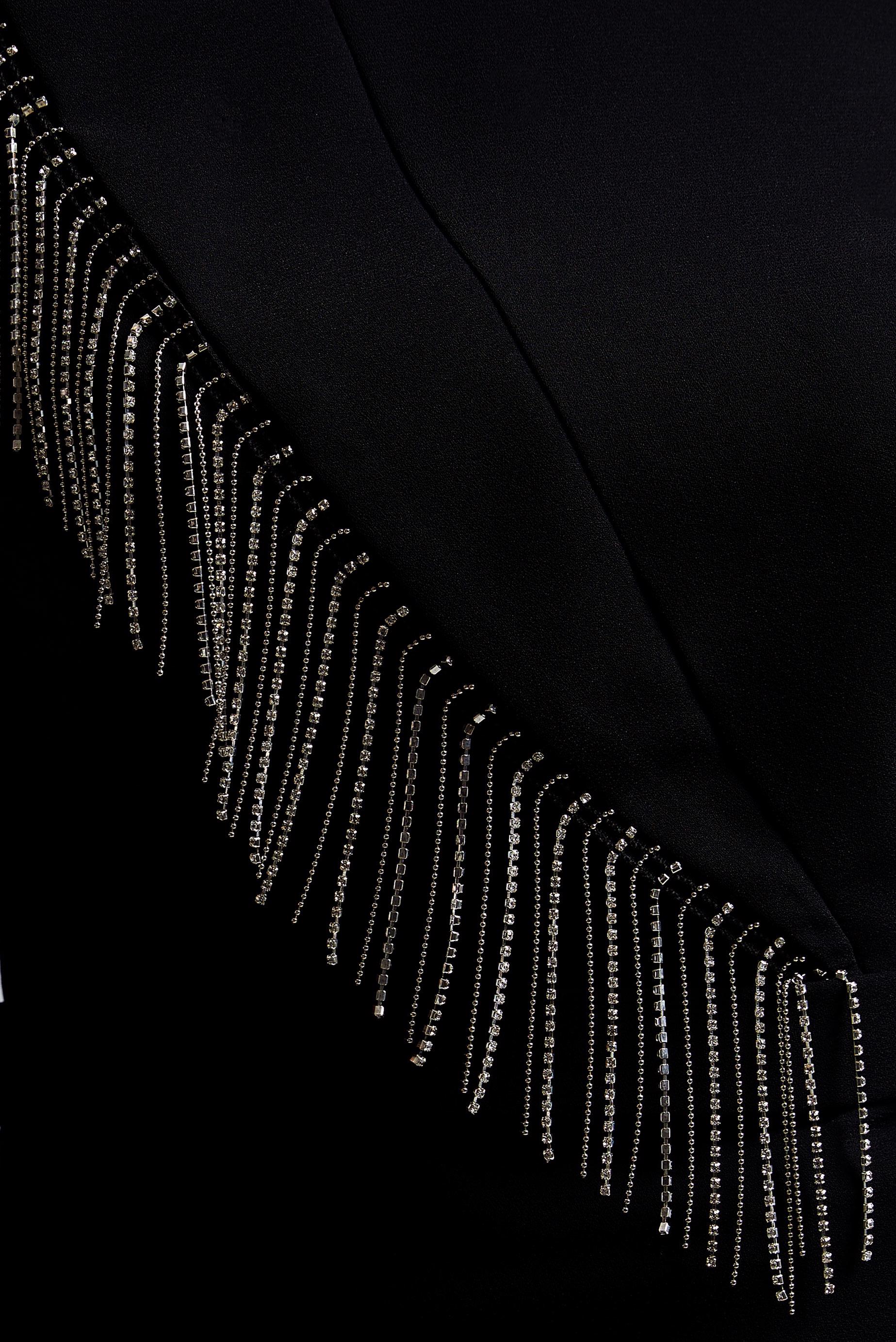 Tesettür giyim SİYAH TAŞ DETAYLI ELBİSE 45356